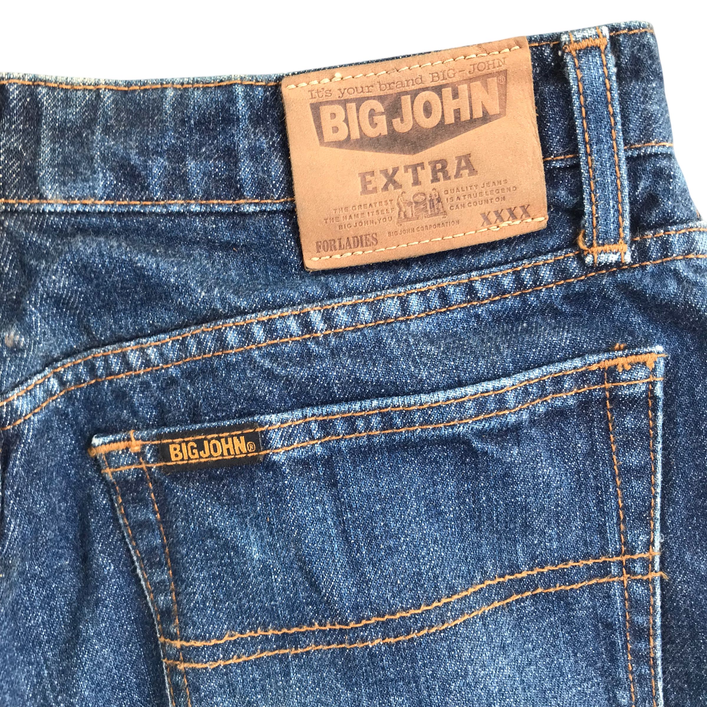 Tornado Mart FLARE!!Vintage 70s Big John Denim Zipper Talon-Size 27 Size US 27 - 6 Thumbnail