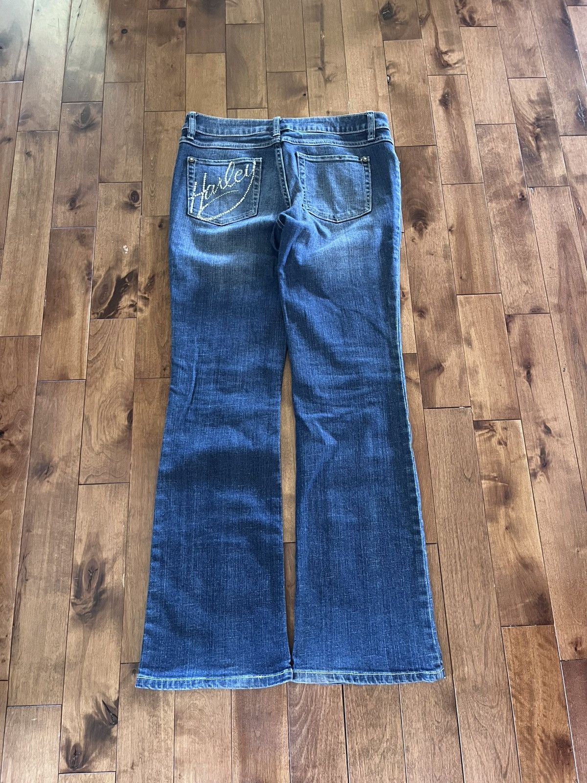 Harley Davidson Harley flared jeans Size 28" / US 6 / IT 42 - 2 Thumbnail