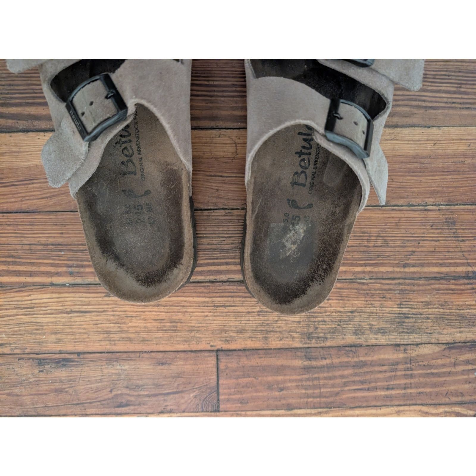 Birkenstock Birkenstock Betula Brown Sandals Size 38 Womens Size 7-7.5 Size US 7 / IT 37 - 2 Thumbnail