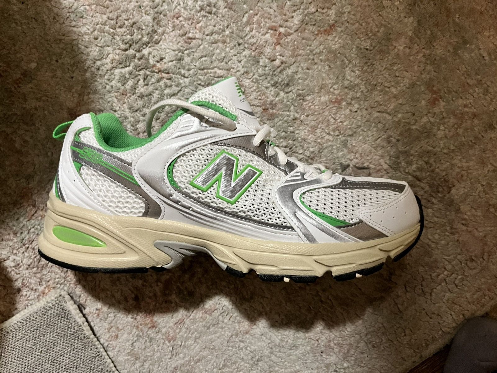 New Balance Size 9.5 New Balance 530 Pine Leaf White & Green Deadstock Size US 9.5 / EU 42-43 - 17 Thumbnail