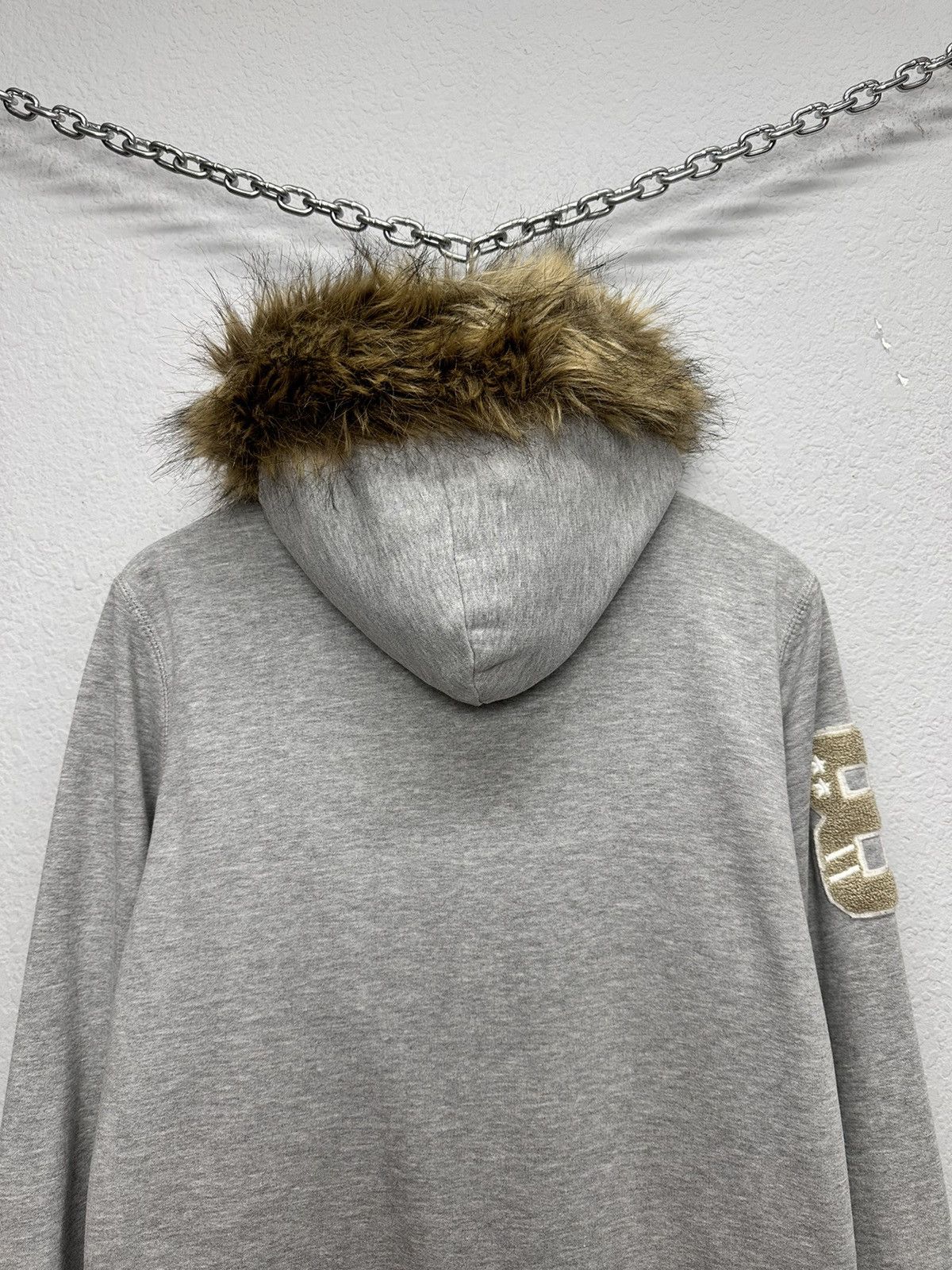 Marithe + Francois Girbaud Vintage Army Military Fur Hood Jacket Y2K Utility Cropped Size US M / EU 48-50 / 2 - 11 Thumbnail
