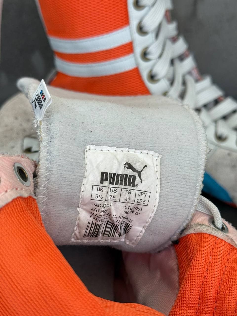 Puma Puma 00s Archive Schattenboxen Orange Wrestling Boxing Boots Size US 7.5 / IT 37.5 - 10 Thumbnail