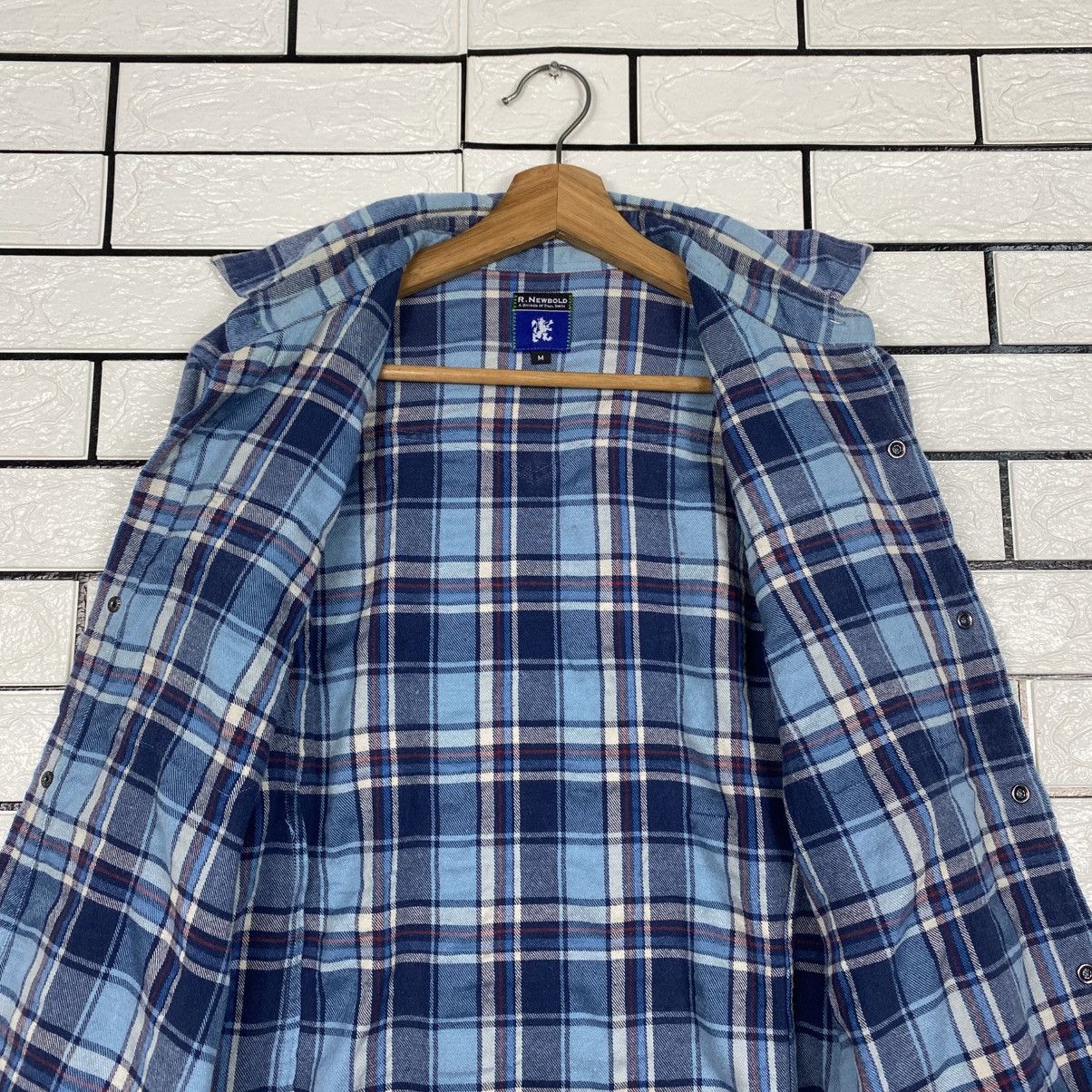 Buzz Rickson's 📌Vintage Flannel Jacket Button R Newbold Tartan Design Size US M / EU 48-50 / 2 - 15 Thumbnail