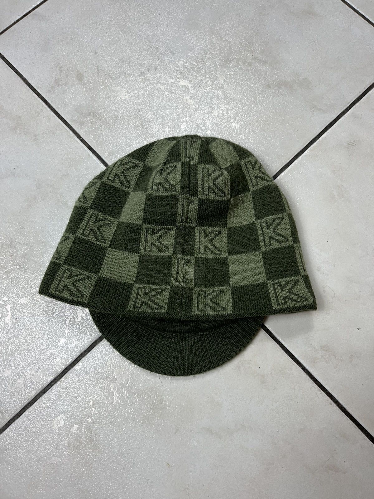 Kappa × Vintage Vintage Kappa visor radar beanie knitted hat cap hip hop y2k Size ONE SIZE - 10 Thumbnail