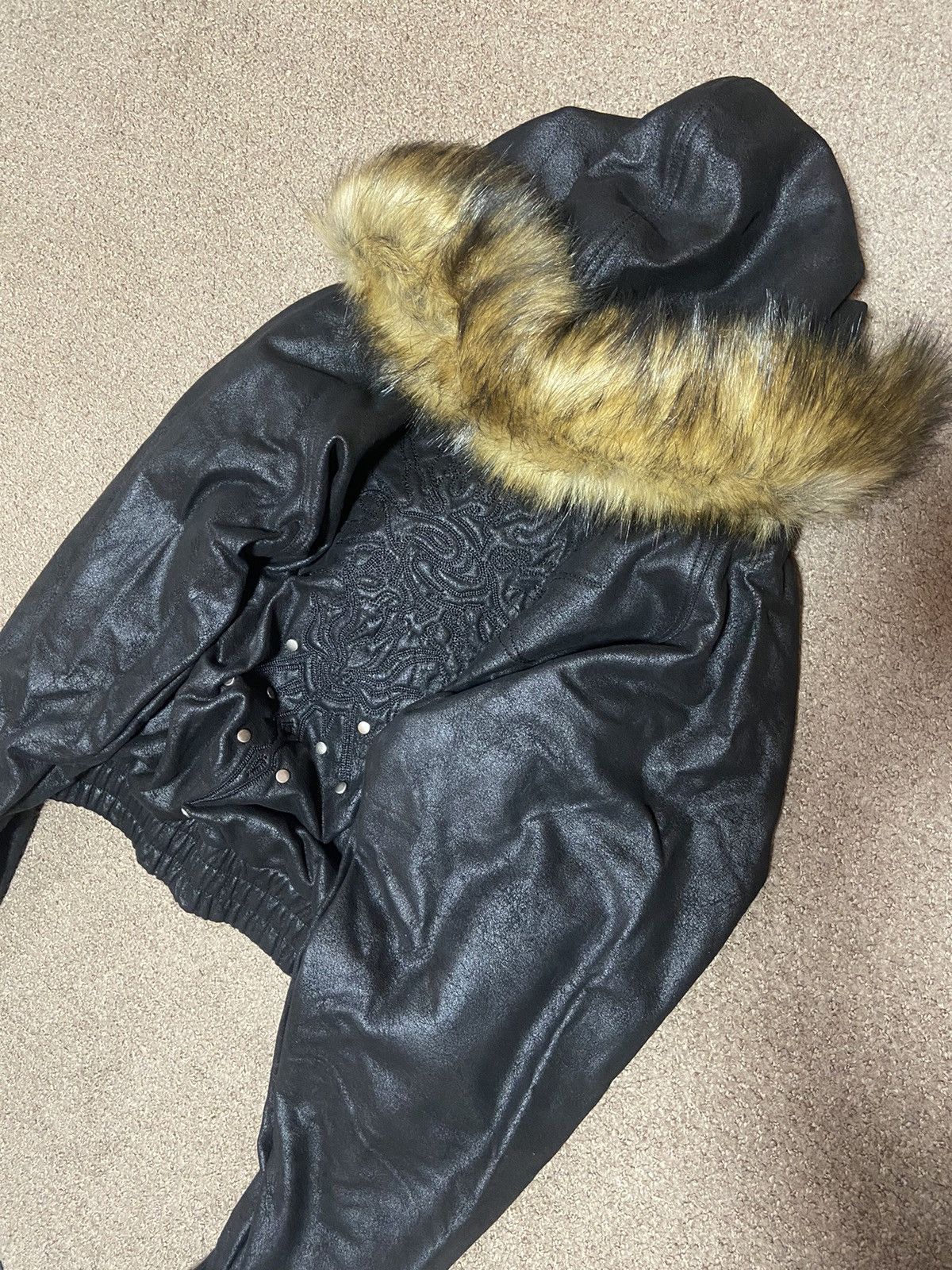 Other Black Sun Totem Fur Hoodie Size US S / EU 44-46 / 1 - 2 Thumbnail