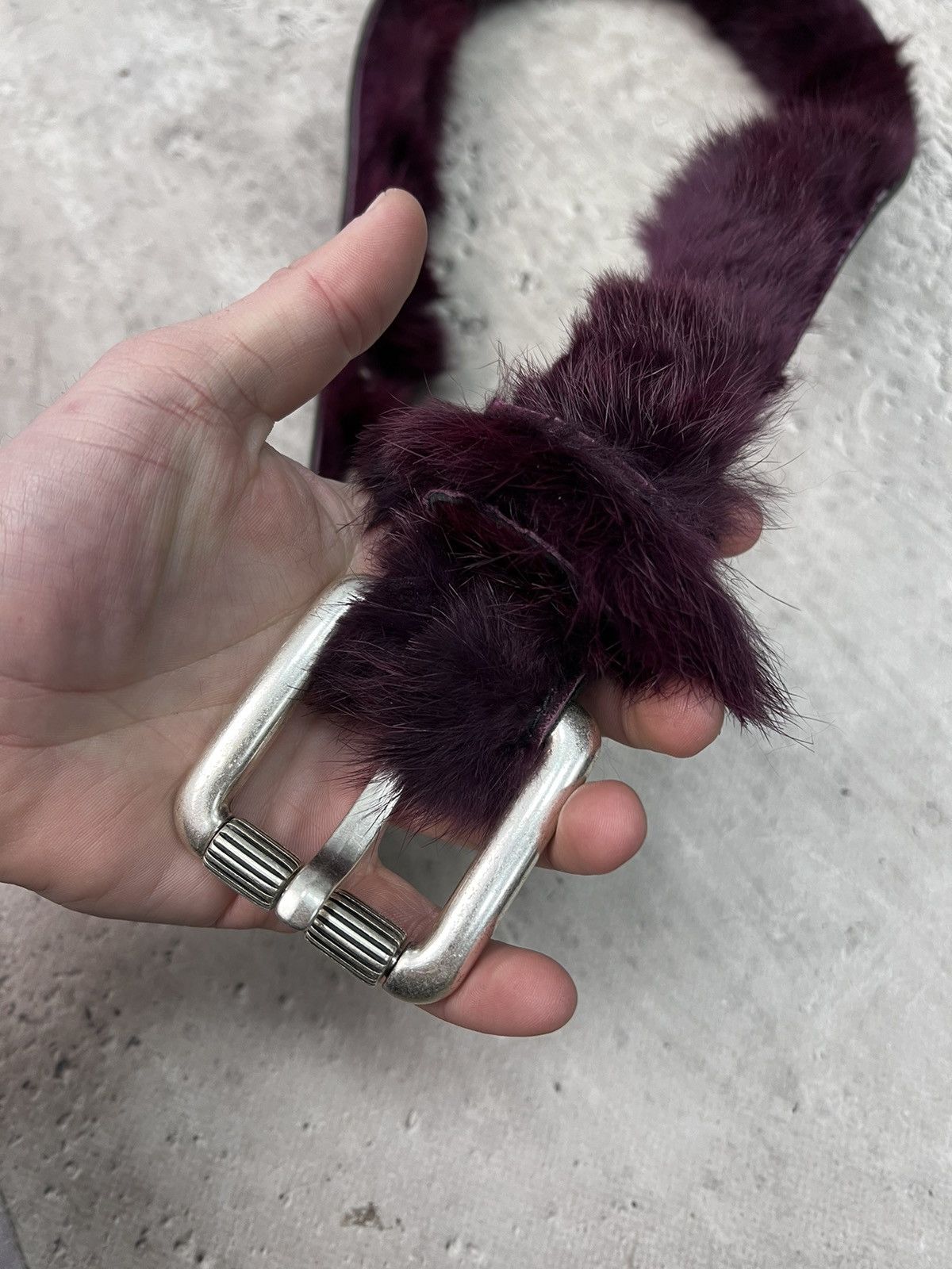 Hysteric Glamour × Japanese Brand SALE✅✅✅Rick Owens Junya Watanabe Style fur belt Size ONE SIZE - 11 Thumbnail