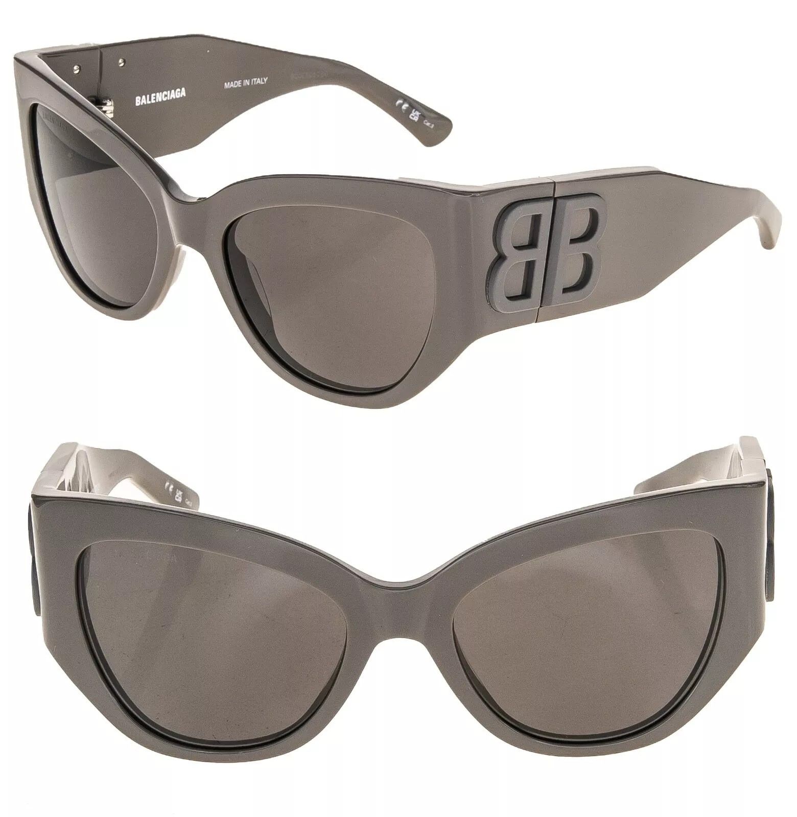Balenciaga BALENCIAGA BOSSY Cat 0322 Brown Fashion Sunglass BB0322S 004 Size ONE SIZE - 1 Thumbnail