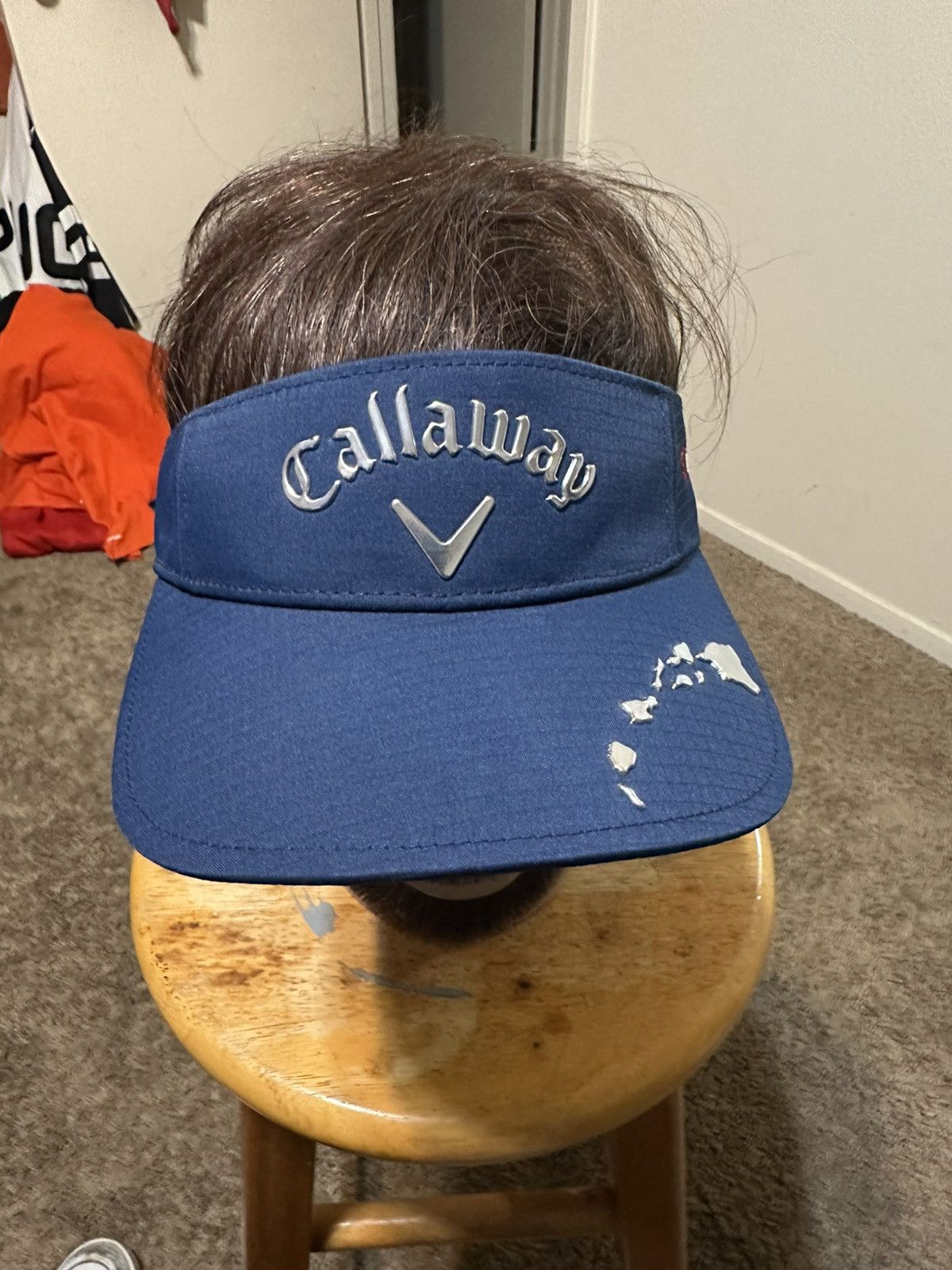 Callaway Vintage Callaway golf “triple navy island” visor 00s Size ONE SIZE - 2 Thumbnail