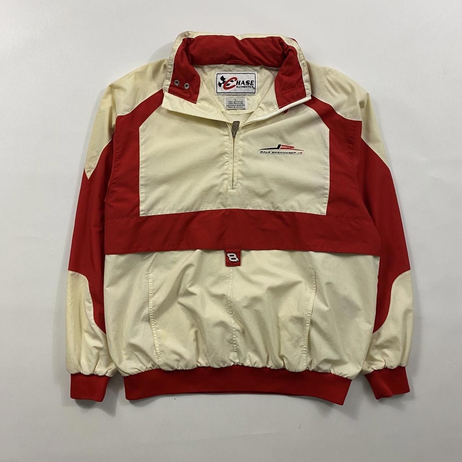 NASCAR Vintage 90s Dale Earnhardt NASCAR Wind Breaker Jacket Size US L / EU 52-54 / 3 - 1 Thumbnail