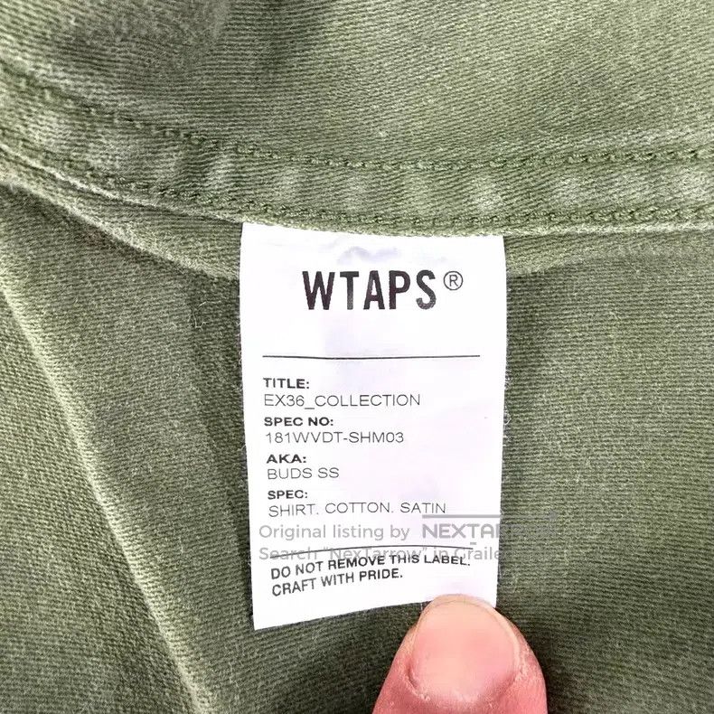 Wtaps Wtaps Green short-sleeve Size US L / EU 52-54 / 3 - 5 Thumbnail
