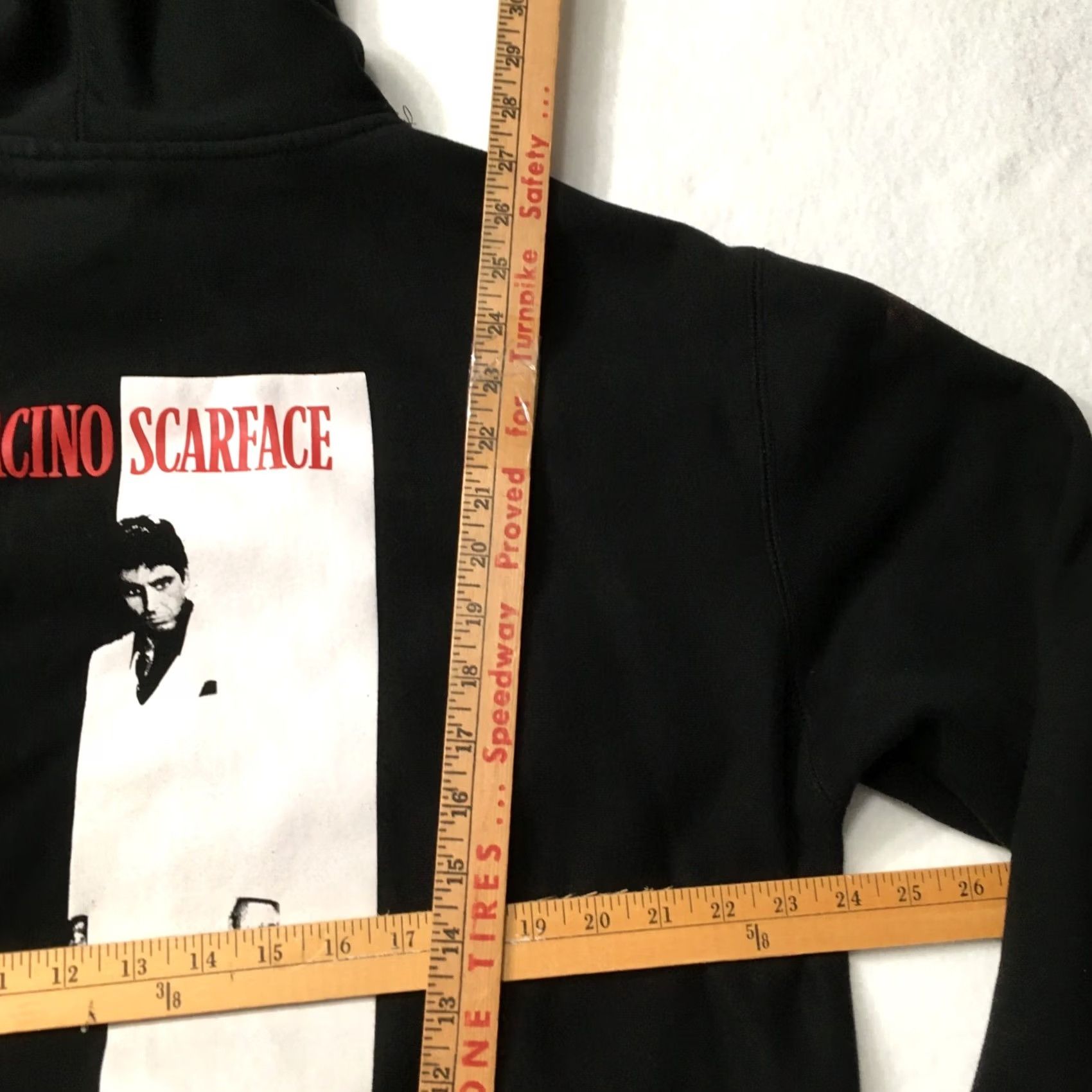 Vintage Scarface Hoodie Mens 2XL Black Fleece Graphic Pullover Shoe Palace Sweatshirt Size US XXL / EU 58 / 5 - 6 Thumbnail