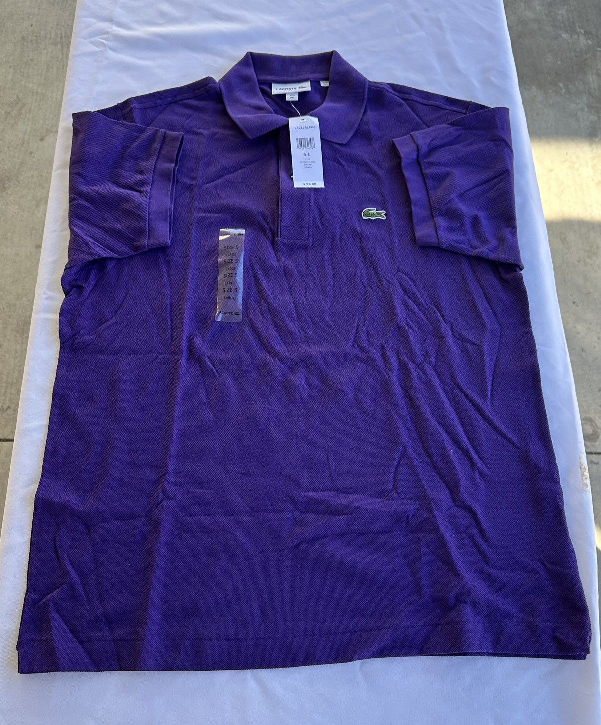 Lacoste Lacoste Polo Size US L / EU 52-54 / 3 - 1 Thumbnail