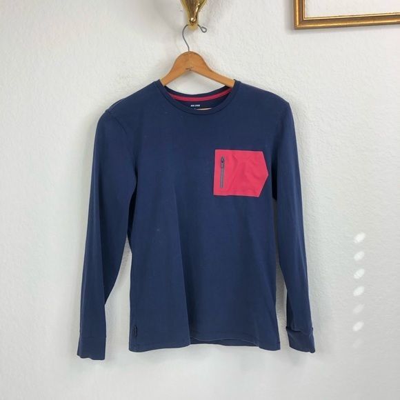 Jack Spade Jack Spade Pocket Zip Long Sleeve Tee Shirt Size S / US 4 / IT 40 - 6 Thumbnail