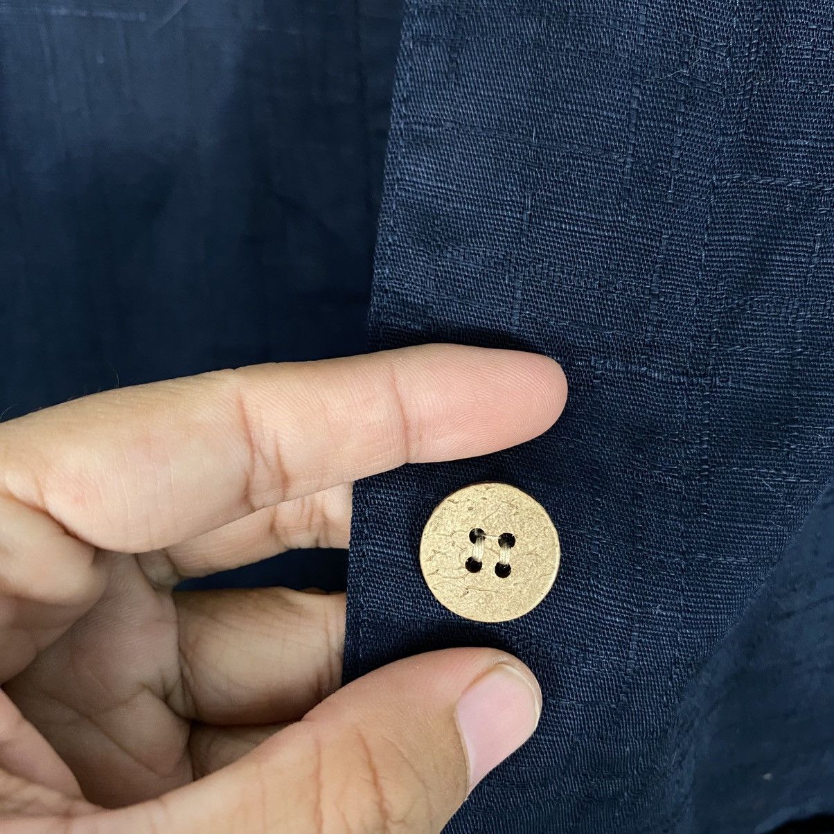 Japanese Brand 📌Vintage Indigo Kimono Japan Cardigan Jacket Issey Miyake Size US M / EU 48-50 / 2 - 17 Thumbnail
