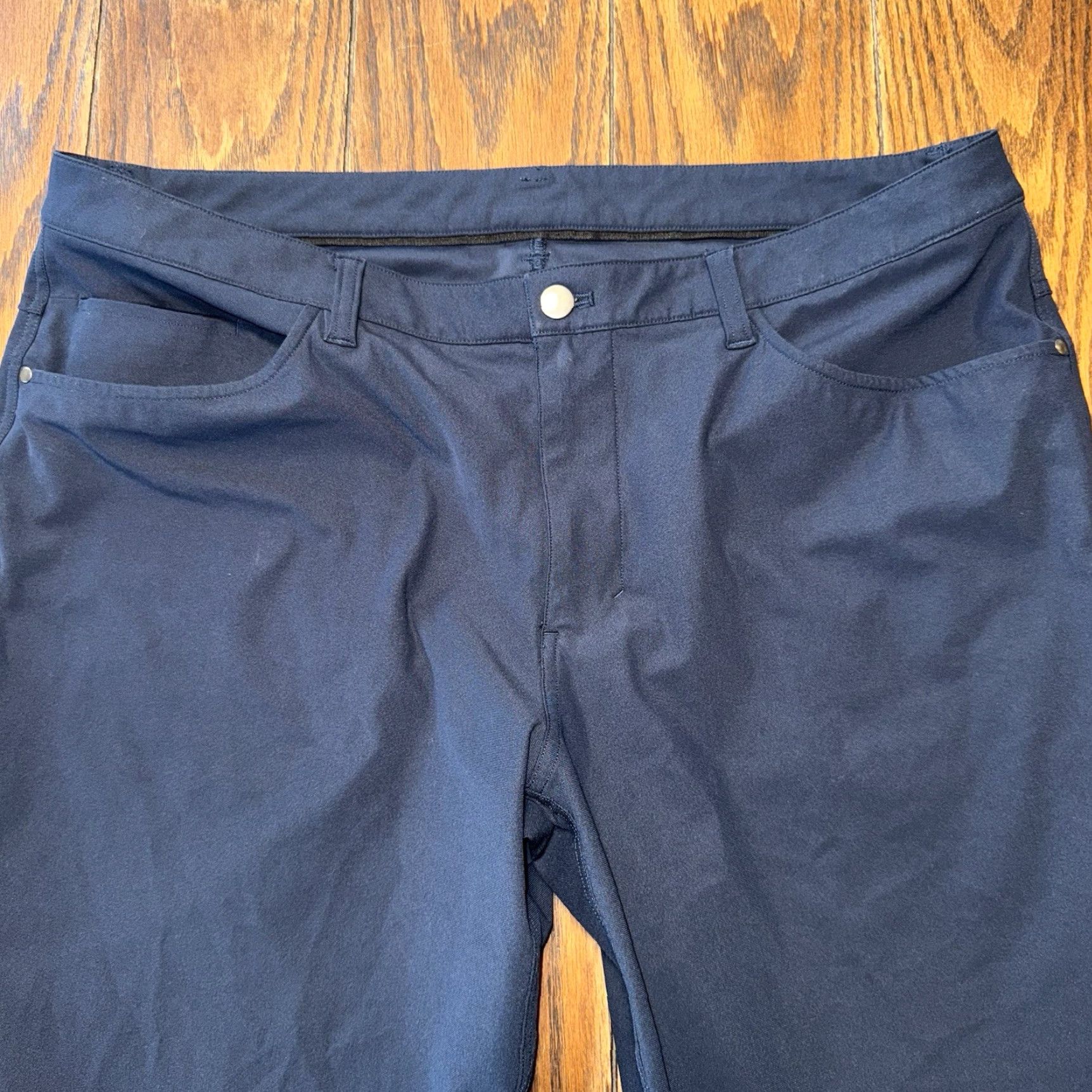 Lululemon Lululemon Men’s Pants Blue 38x33 Zip Pocket Stretch Regular Inseam 33" City Classic Activewear Athletic Golf Hiking Walking Man Mens Size US 38 / EU 54 - 3 Thumbnail