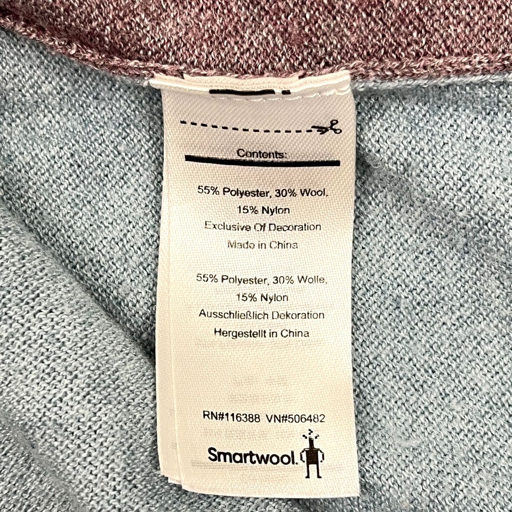 Smartwool SmartWool Shadow Pine Sweater Womens M Colorblock Wool Blend Base Layer Hiking Shirt Size M / US 6-8 / IT 42-44 - 3 Thumbnail
