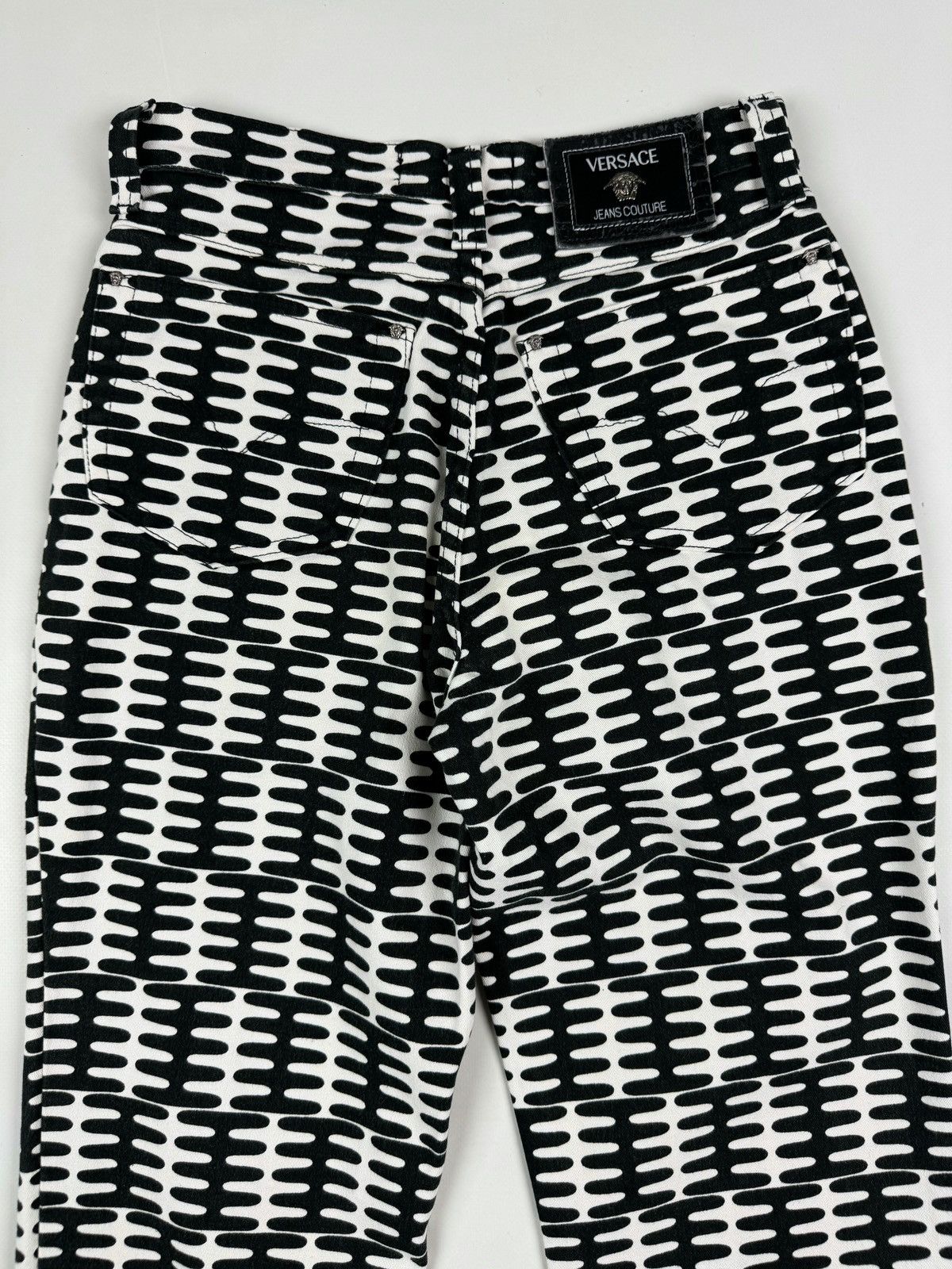Other 1990’s Vintage Versace Jeans Couture Abstract Pattern Pants Size 26" / US 2 / IT 38 - 11 Thumbnail