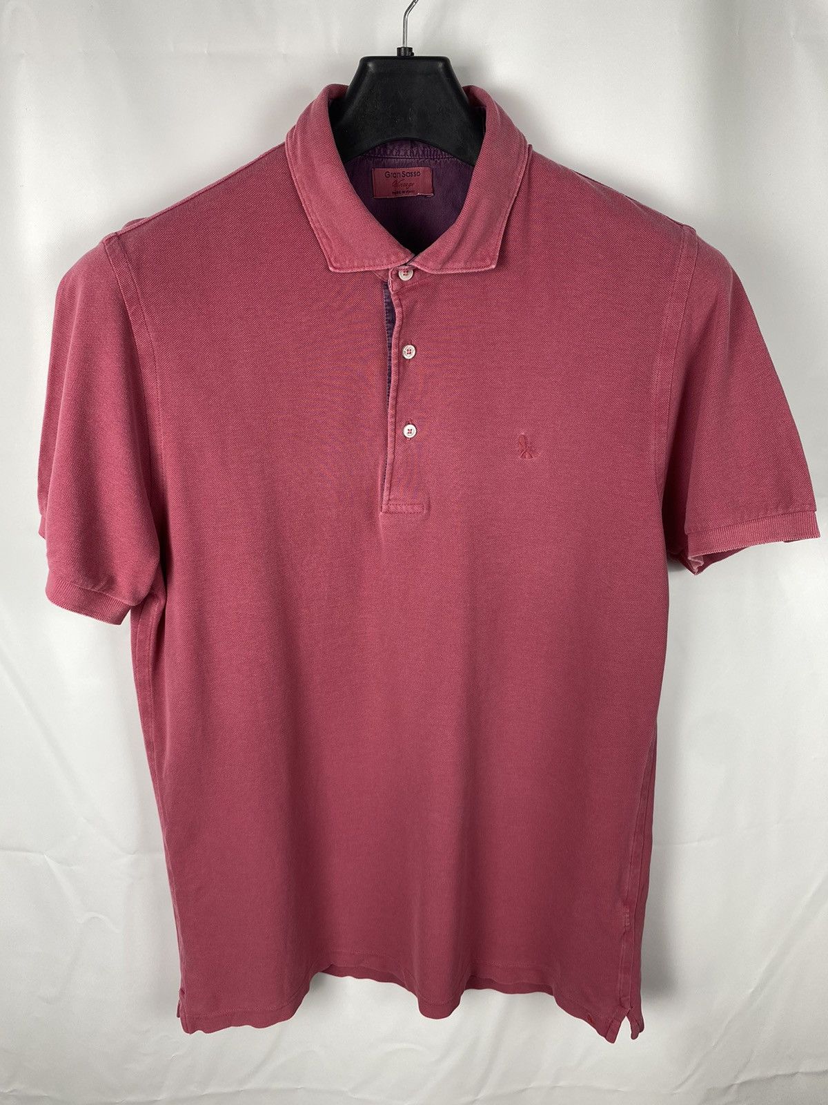 Gran Sasso Gran Sasso Vintage Garment Dyed Polo size 52 Size US L / EU 52-54 / 3 - 1 Thumbnail