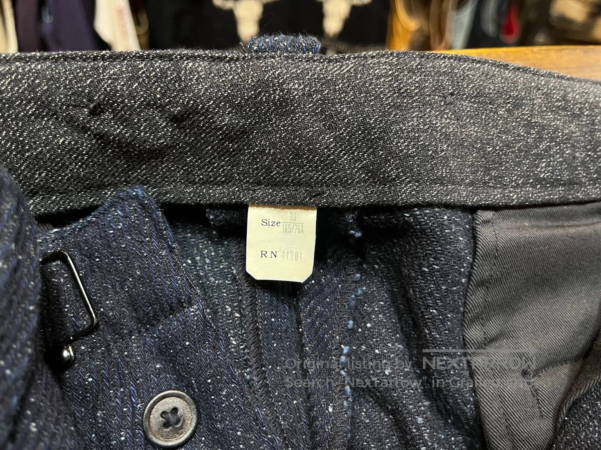RRL Ralph Lauren dark blue casual pants by Ralph Lauren. Size US 30 / EU 46 - 4 Thumbnail
