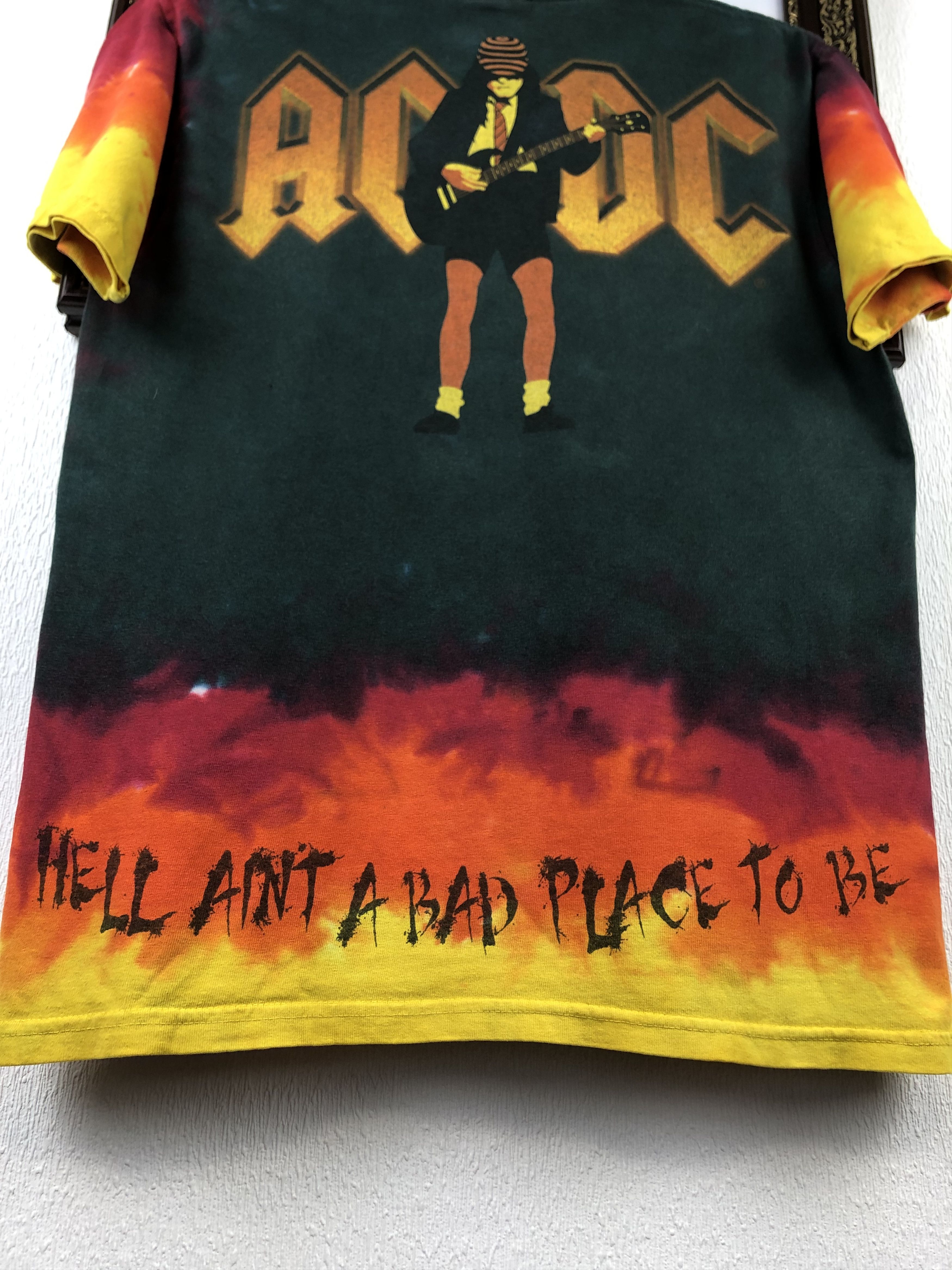 Band Tees Vintage Liquid Blue AC/DC Highway To Hell Tie Dye Shirt Tee Size US S / EU 44-46 / 1 - 12 Thumbnail