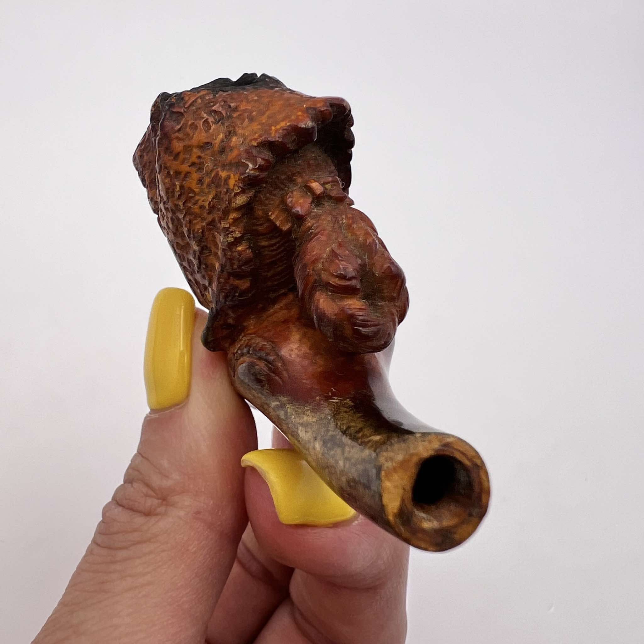 Vintage Antique Mouthpiece Cigarette Holder Pipe Natural Hand Carved Size ONE SIZE - 4 Thumbnail