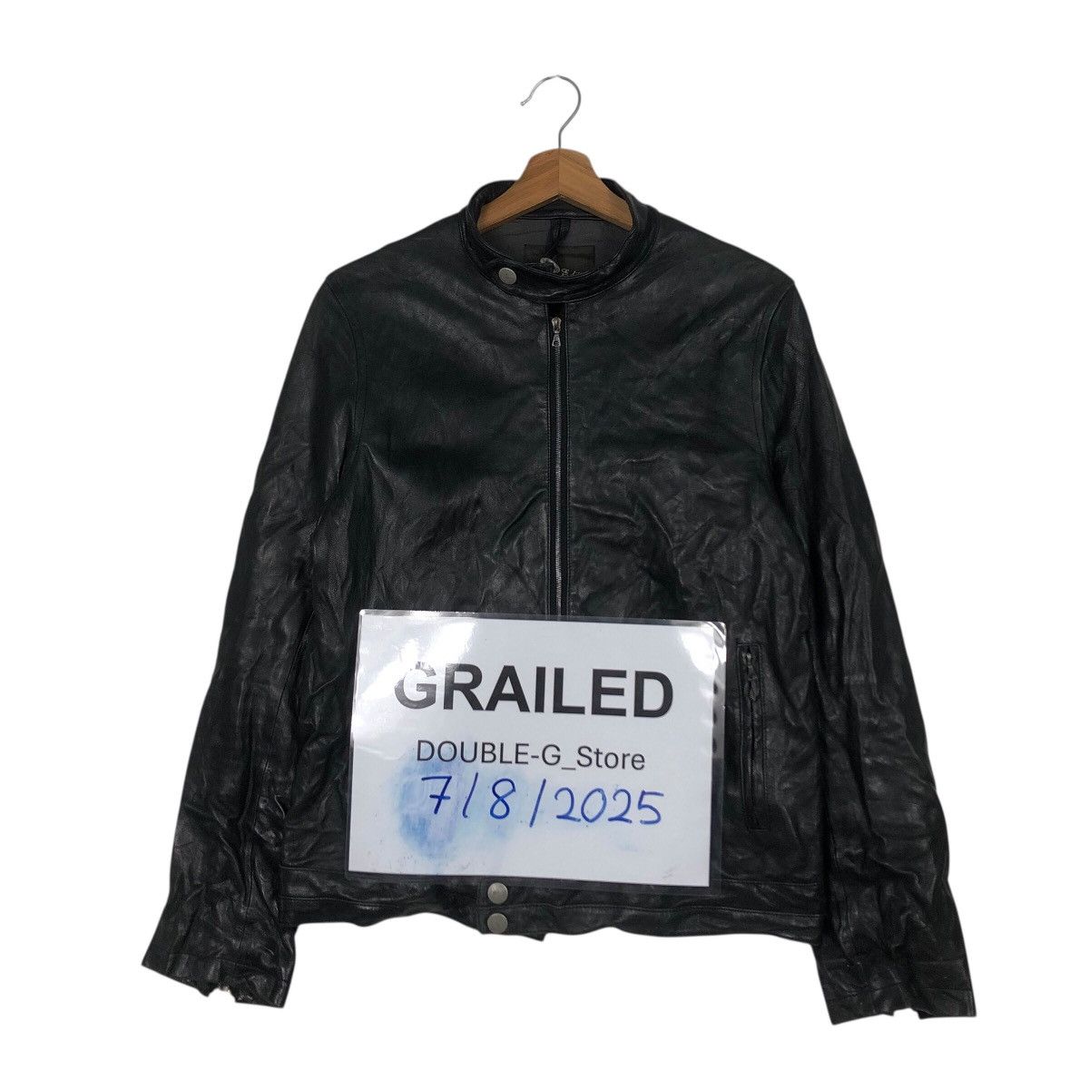Japanese Brand 📌Rich Black Biker Leather Jacket Bondage Design Edition Size US M / EU 48-50 / 2 - 1 Thumbnail