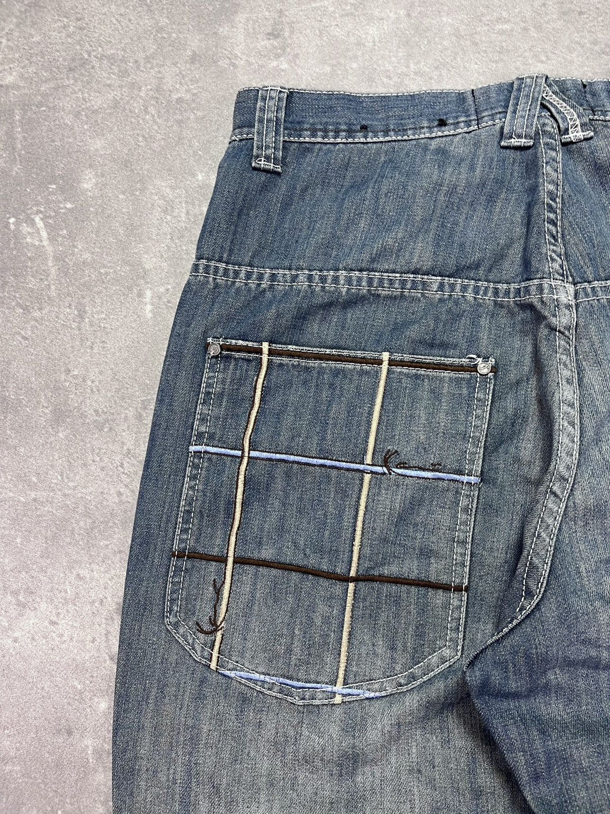 Karl Kani Karl Kani Big Pockets Embroidered Baggy Denim Jeans 32 Size US 32 / EU 48 - 11 Thumbnail