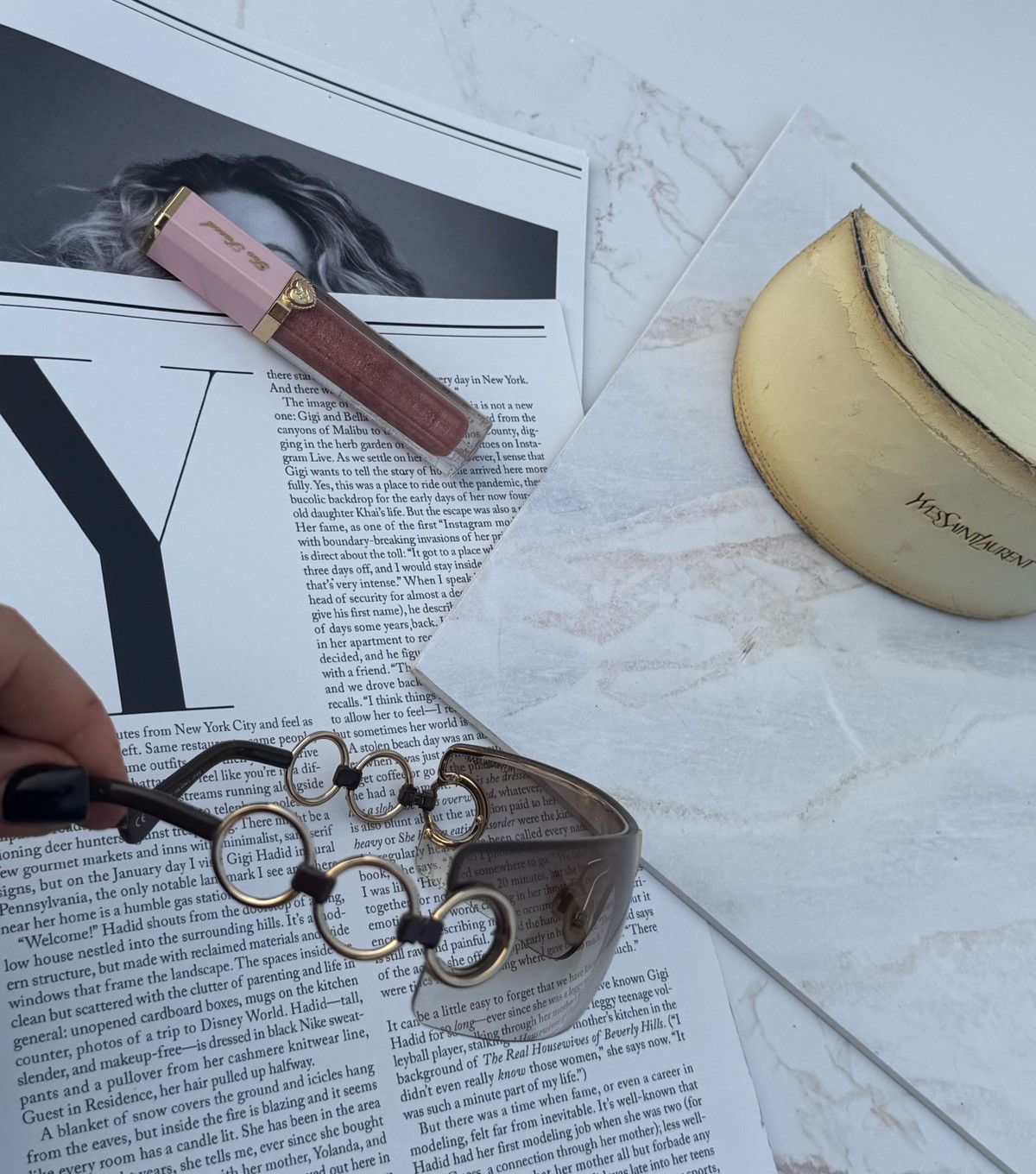 Yves Saint Laurent Yves Saint Laurent vintage sunglasses YSL 6114S Size ONE SIZE - 25 Thumbnail