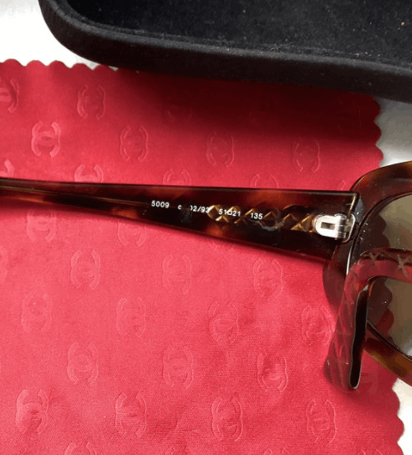 Chanel Chanel Sunglasses 5009 Rhinestone Logo Rimless Vintage Size ONE SIZE - 5 Thumbnail