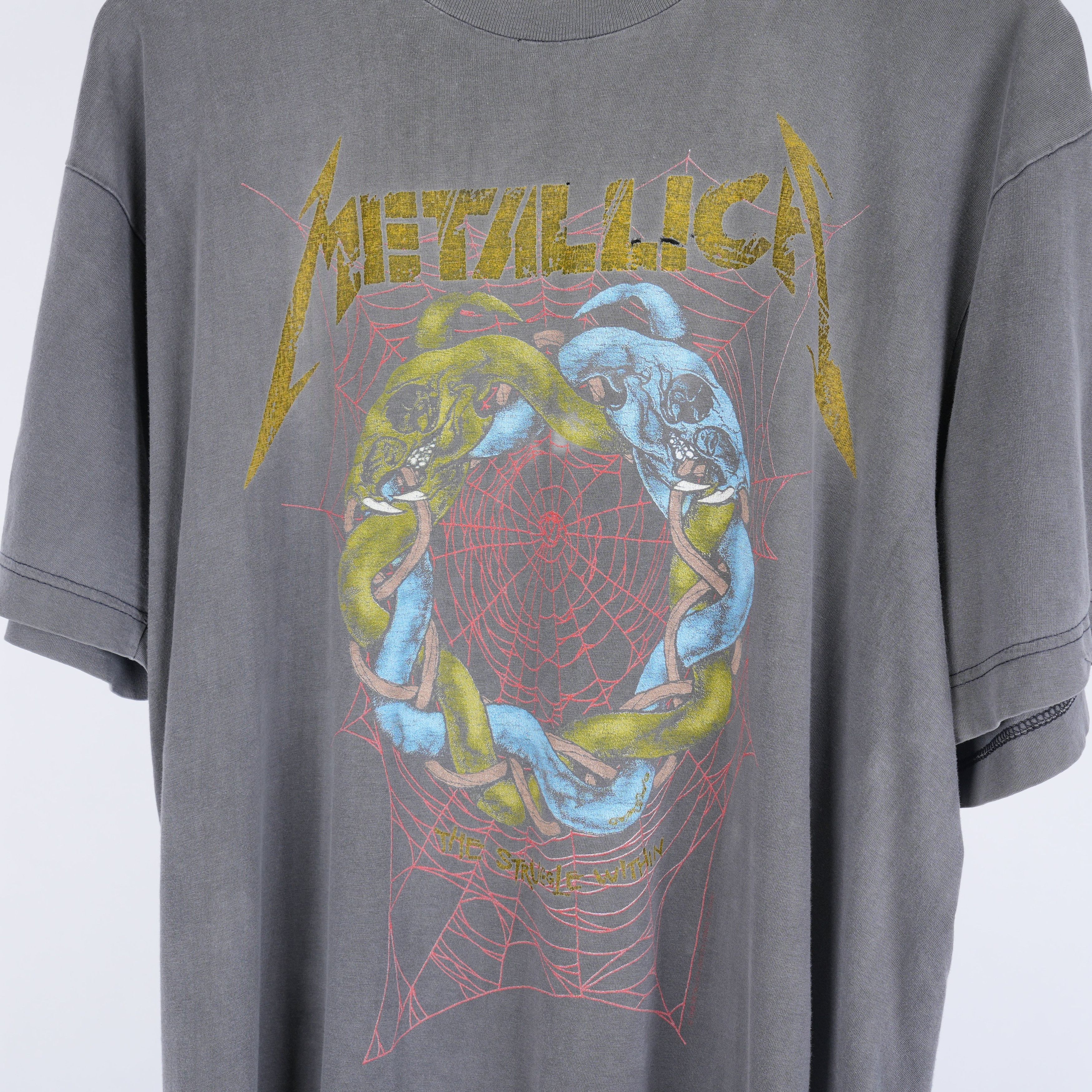 Vintage VINTAGE 90'S FADED METALLICA YOUR RUIN BAND TEE Size US XL / EU 56 / 4 - 3 Thumbnail