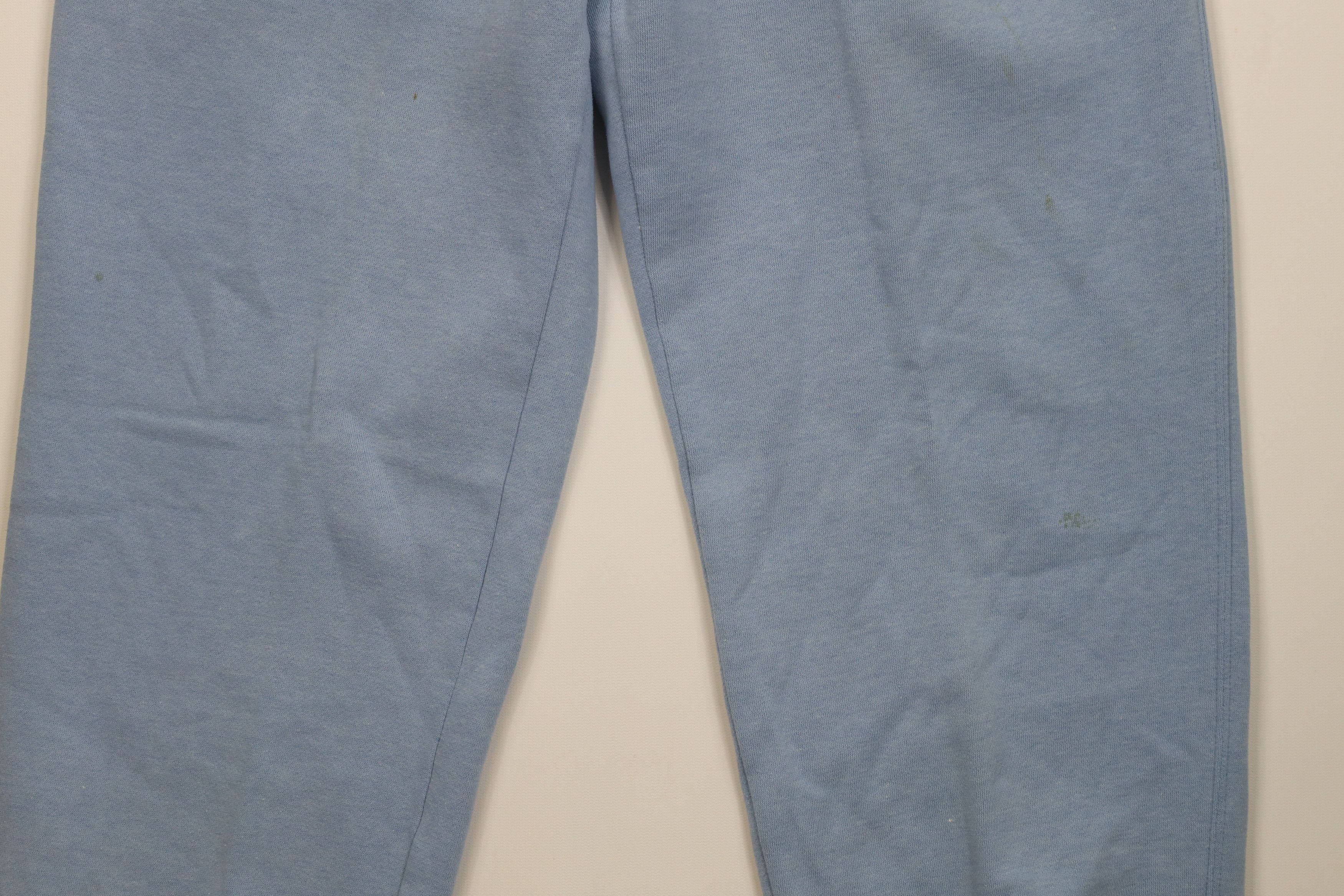 Vintage Vintage 90s Streetwear Blank Sweatpants Joggers Light Blue Size 26" / US 2 / IT 38 - 4 Thumbnail