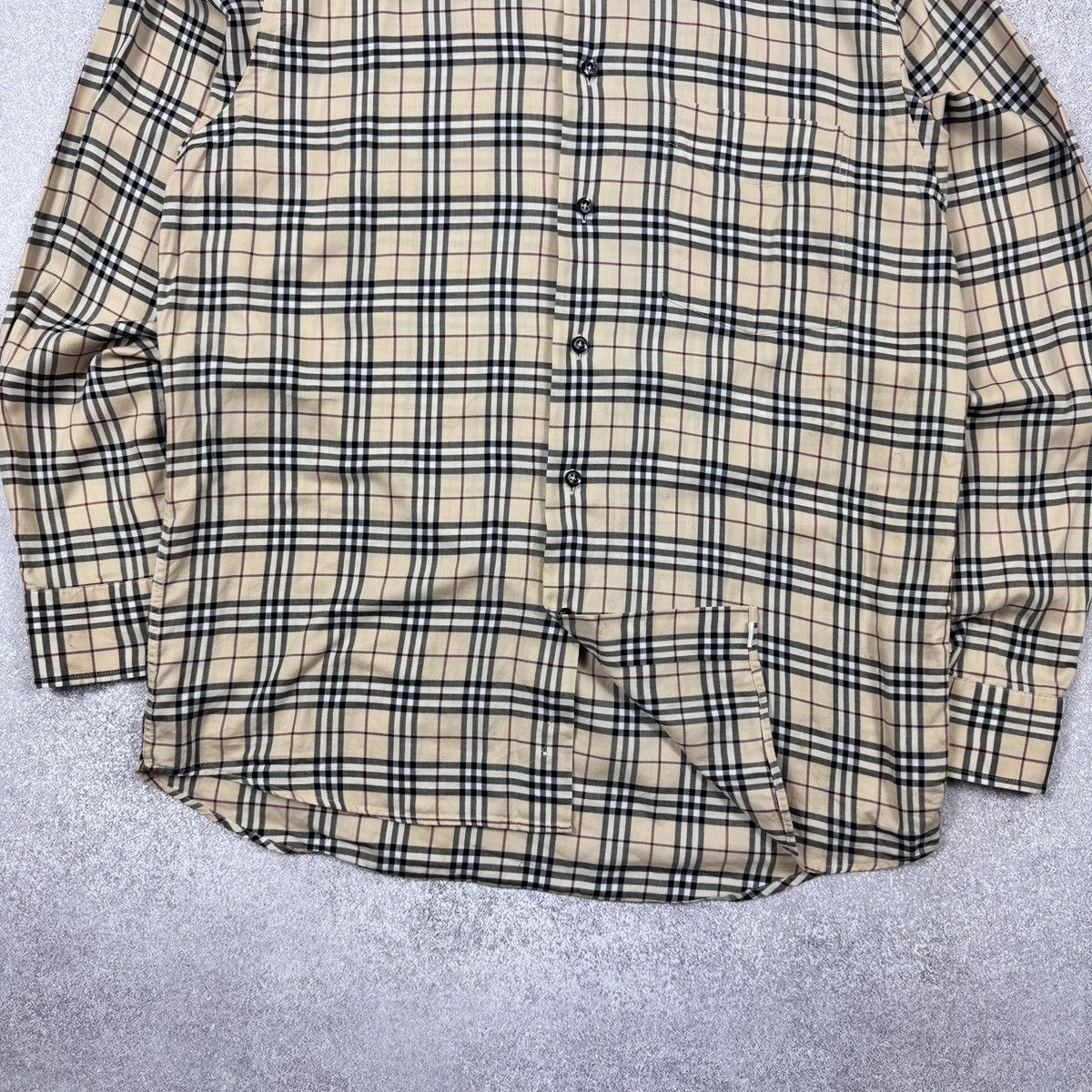 Burberry × Vintage VINTAGE BURBERRY LONDON NOVA CHECK SHIRT SIZE 39 / M Size US M / EU 48-50 / 2 - 3 Thumbnail