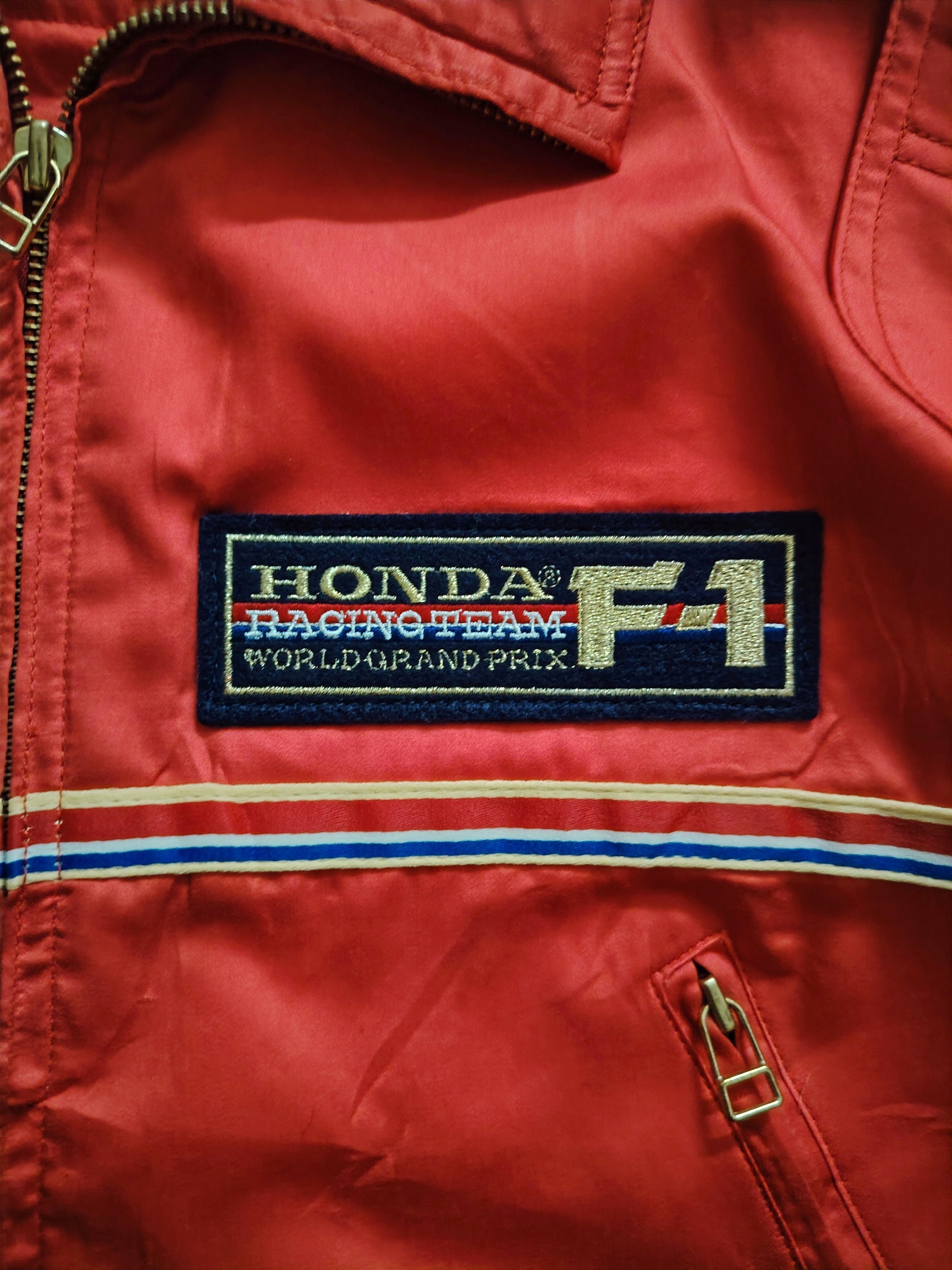 Honda DEADSTOCK 80s Honda Formula One JDM market racing jacket Size US M / EU 48-50 / 2 - 6 Thumbnail