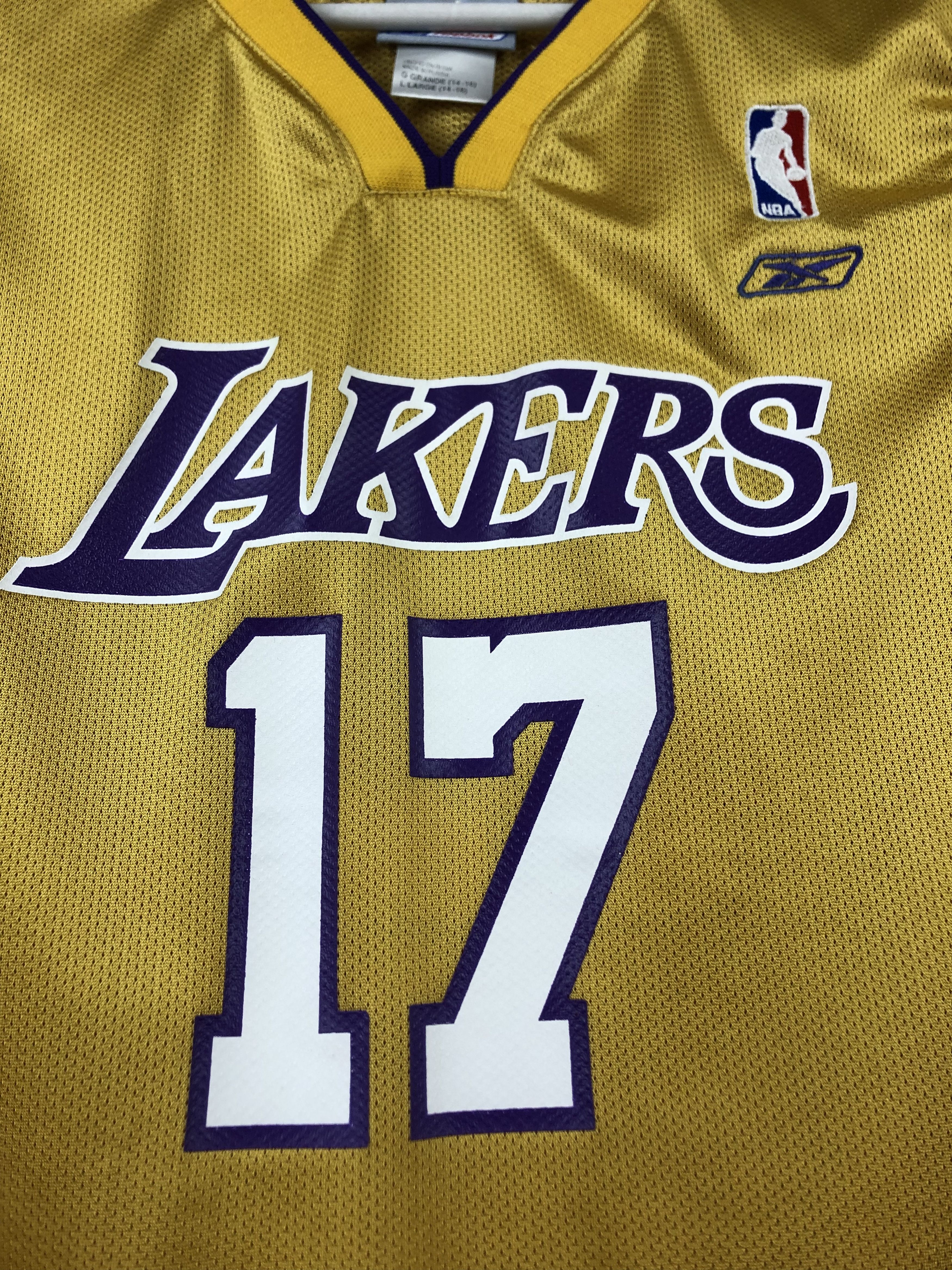 NBA Vintage Los Angeles Lakers Jersey Fox Shirt Size Boys 14 Size US XXS / EU 40 - 4 Thumbnail