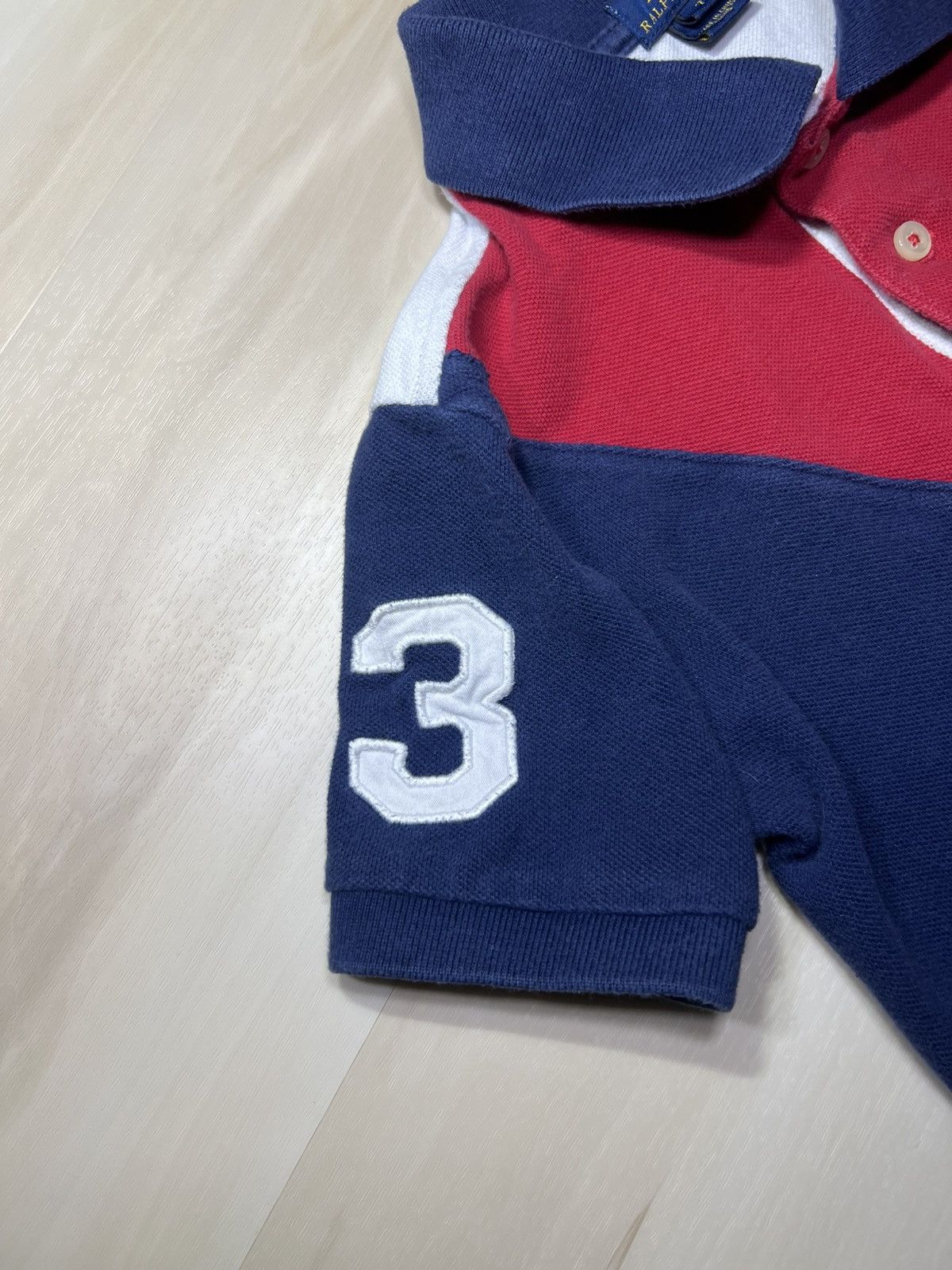Polo Ralph Lauren Polo Ralph Lauren Shirt Boys 7 Blue #3 Big Pony Patriotic Size US XXS / EU 40 - 6 Thumbnail