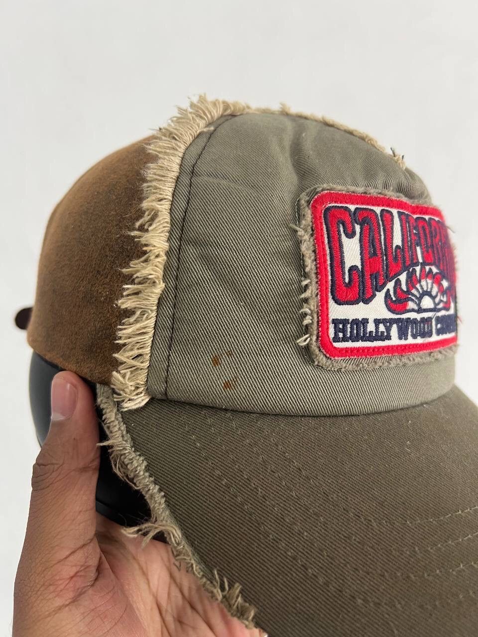 Japanese Brand California Hollywood Distressed Patches Hat Size ONE SIZE - 7 Thumbnail