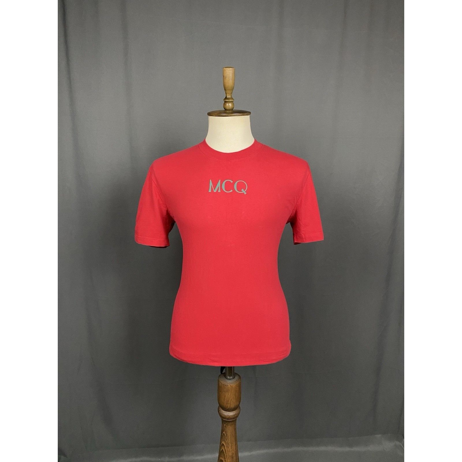 Alexander McQueen Alexander McQueen Big Logo McQ Men's Red T-Shirt Size L Size US L / EU 52-54 / 3 - 3 Thumbnail