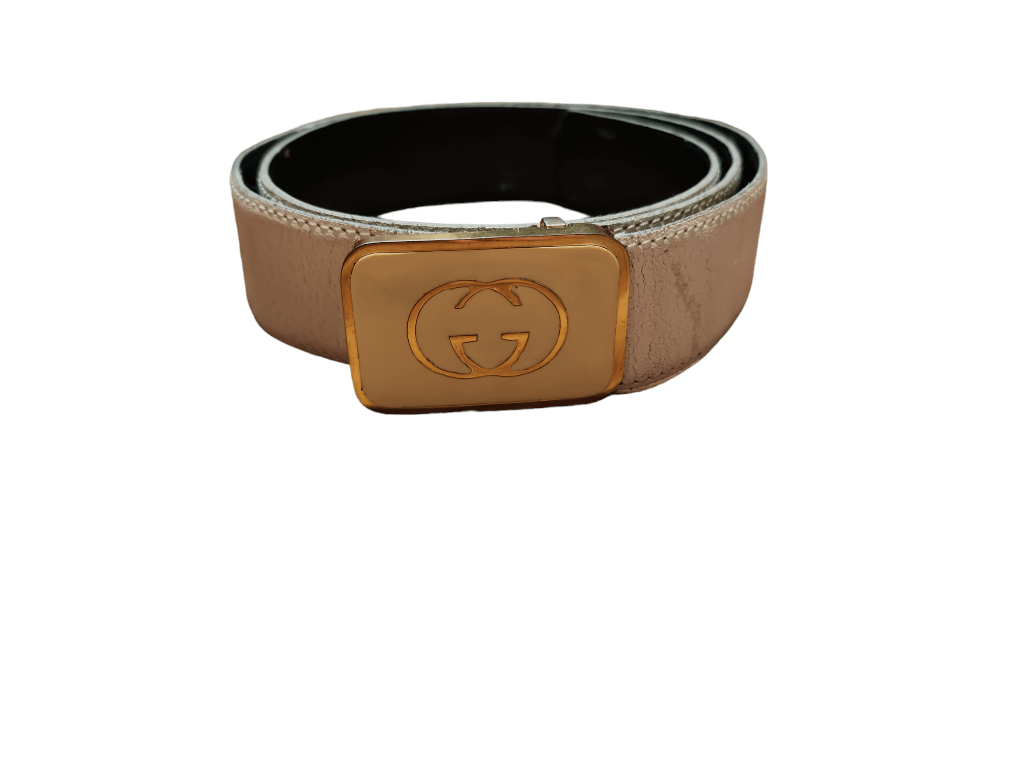 Gucci × Vintage Gucci leather belt vintage rare made in italy Size 34 - 16 Thumbnail