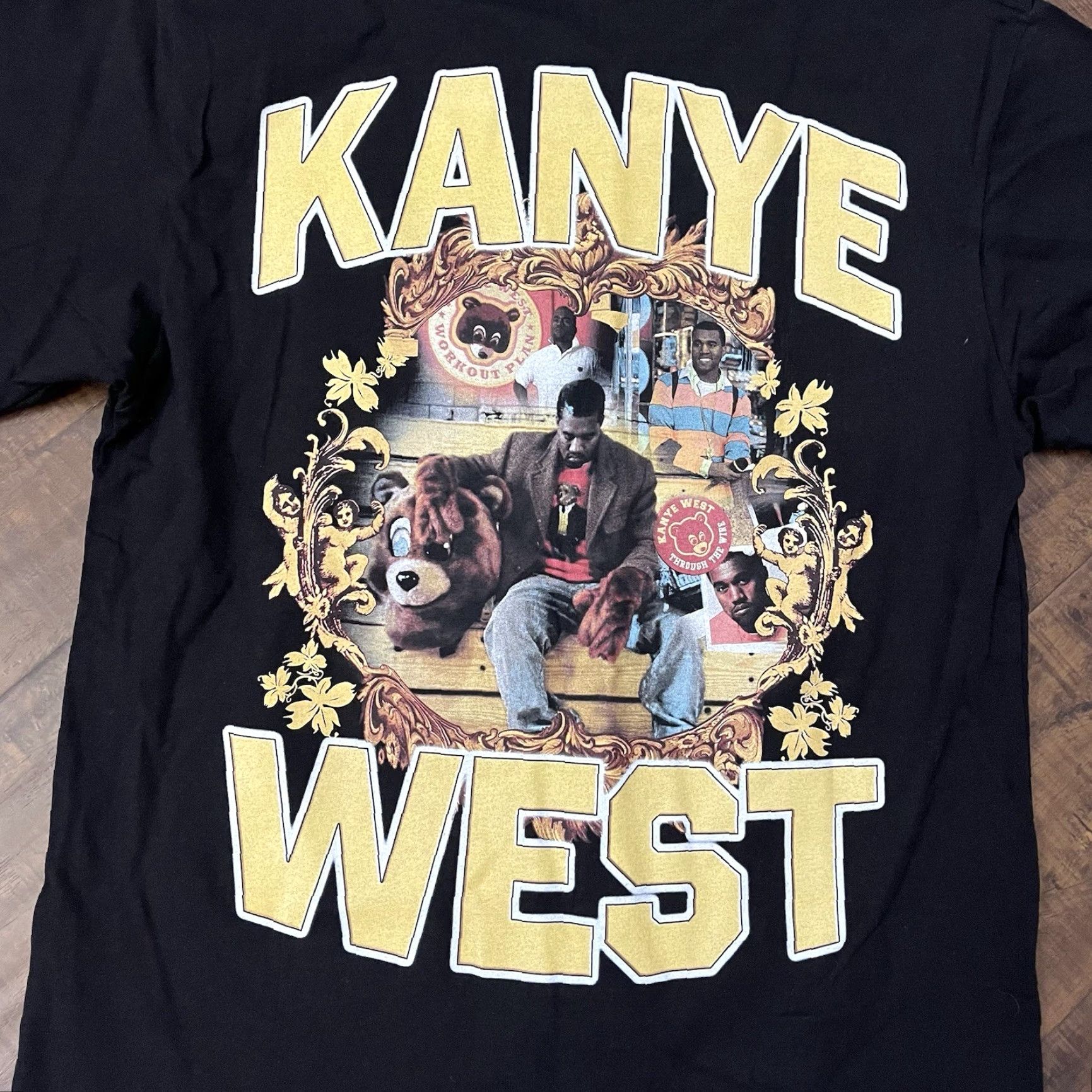 Vintage VINTAGE Kanye West College Dropout T Shirt Mens M Rap Tee AOP Ye Promo Shirt Size US M / EU 48-50 / 2 - 8 Thumbnail