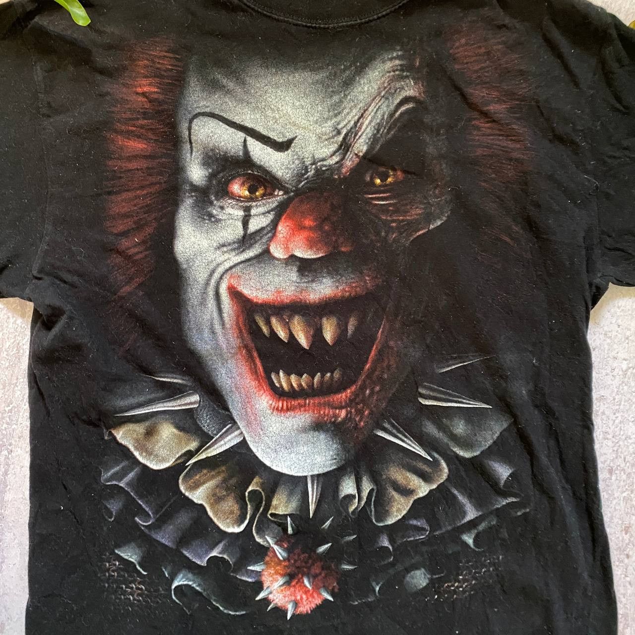 Expert Horror × Vintage VINTAGE 90S HORROR CLOWN GRAPHIC RARE FADED T SHIRT 121 Size US XL / EU 56 / 4 - 3 Thumbnail