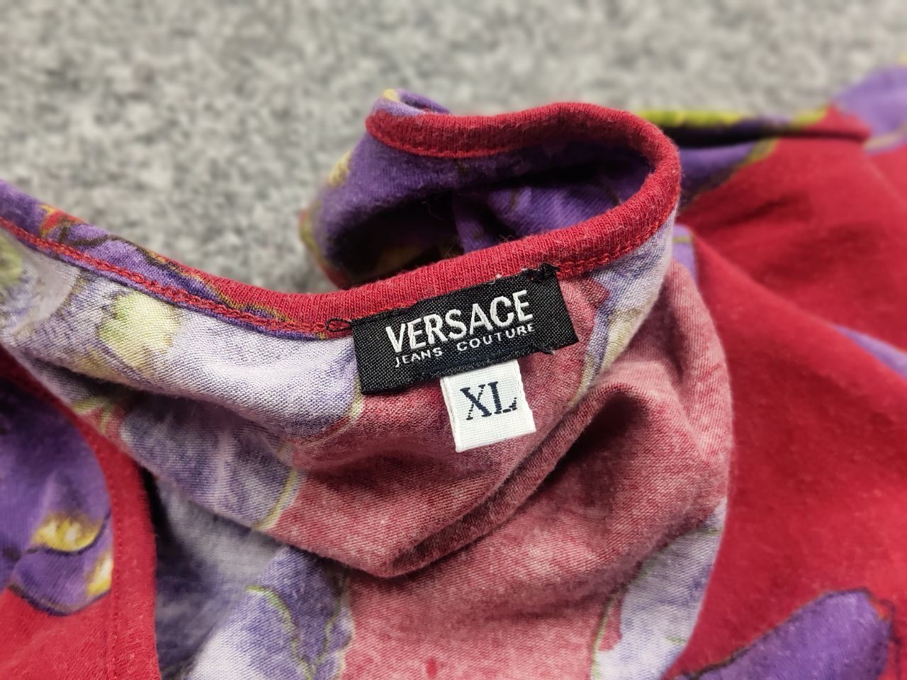 Versace Jeans Couture Vintage 90's Versace Couture cutout chek long sleeve shirt Size L / US 10 / IT 46 - 17 Thumbnail