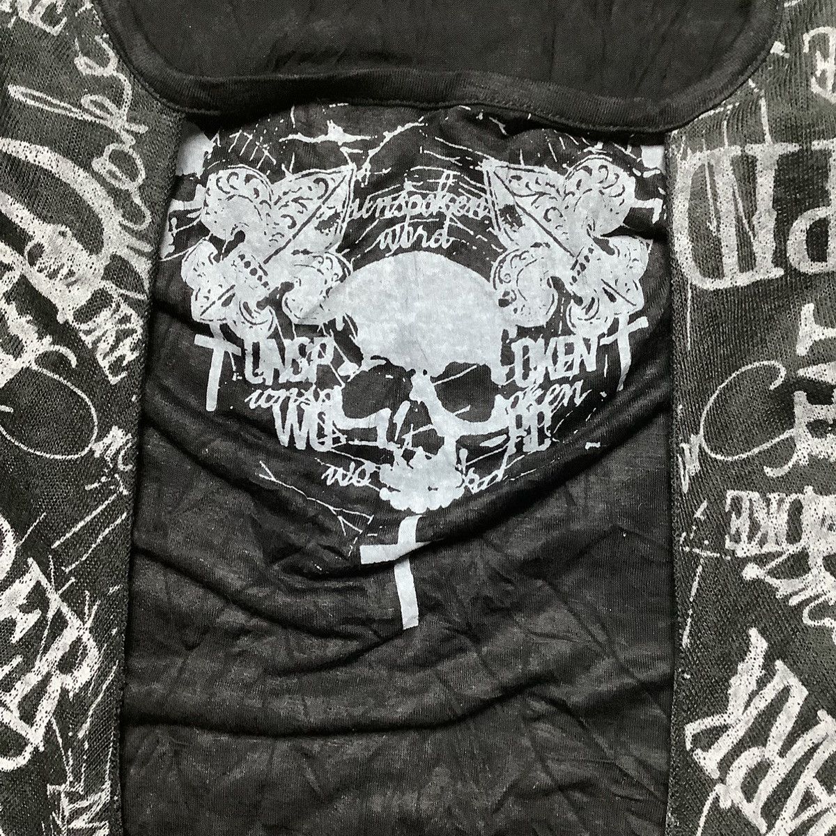 If Six Was Nine × Japanese Brand × Le Grande Bleu (L.G.B.) Y2k Ghost of Harlem Skull Punk Longsleeve Ifsixwasnine Size ONE SIZE - 3 Thumbnail