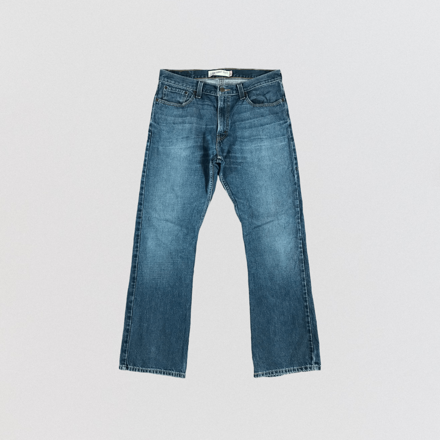 Levi's × Vintage Vintage Blue Wash Levis 527 Flare Jeans-JM2975 Size US 35 - 1 Thumbnail