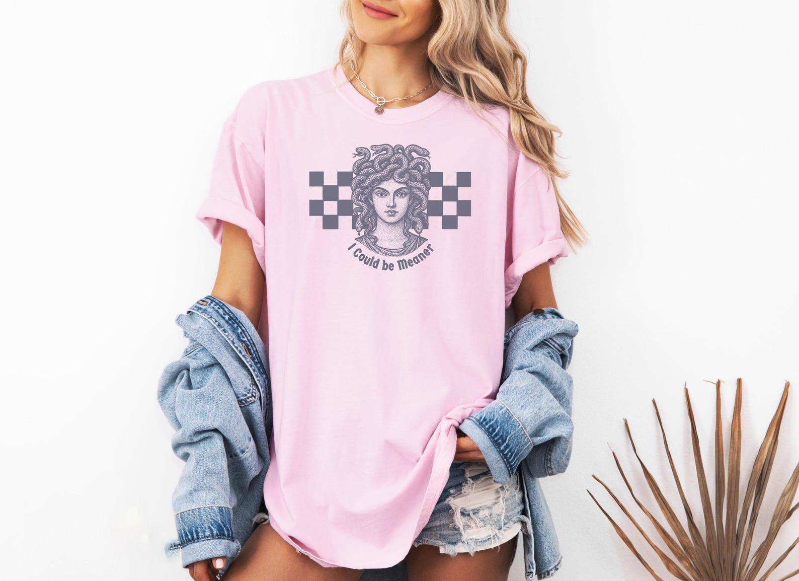 Other I Could Be Meaner Shirt – Medusa Feminist Humor Graphic Tee Size M / US 6-8 / IT 42-44 - 2 Thumbnail