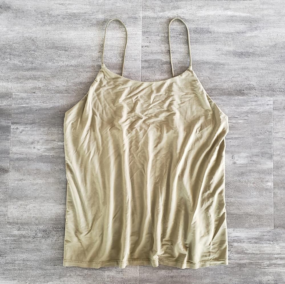 H&M Olive Dressy H&M Low Back Cami Size S / US 4 / IT 40 - 1 Thumbnail