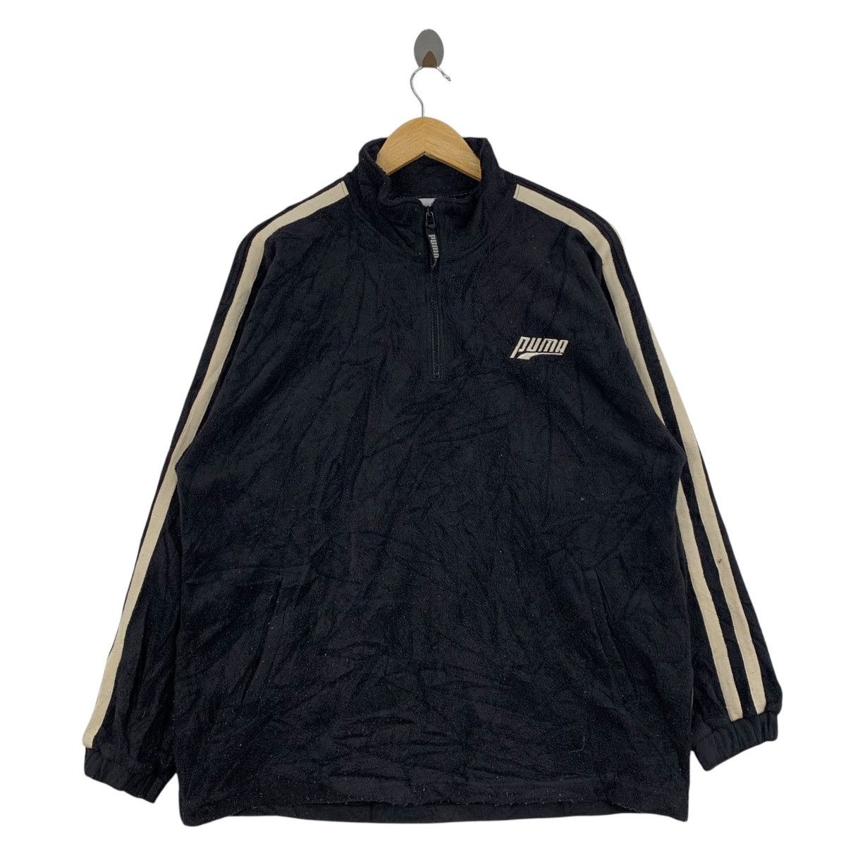 Puma × Vintage Vintage PUMA Sportswear Fleece Half Zipper Sweatshirt Size US L / EU 52-54 / 3 - 1 Thumbnail
