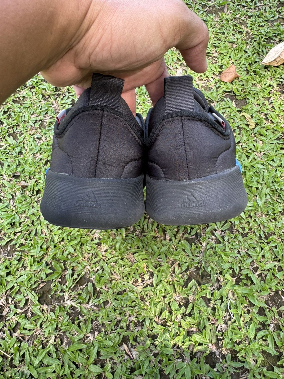 Adidas Adidas Adipuff ‘black carbon bright royal’ Size US 12 / EU 45 - 6 Thumbnail