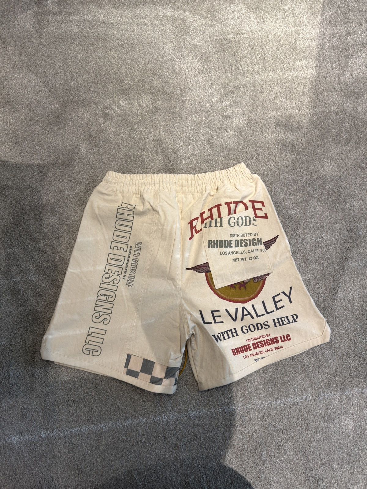 Rhude Rhude - canvas shorts Size US 34 / EU 50 - 2 Thumbnail