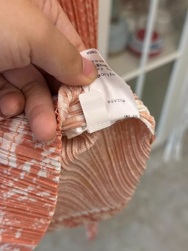 Issey Miyake Issey Miyake size:3 Pink pork belly pleated top Size XS / US 0-2 / IT 36-38 - 6 Thumbnail