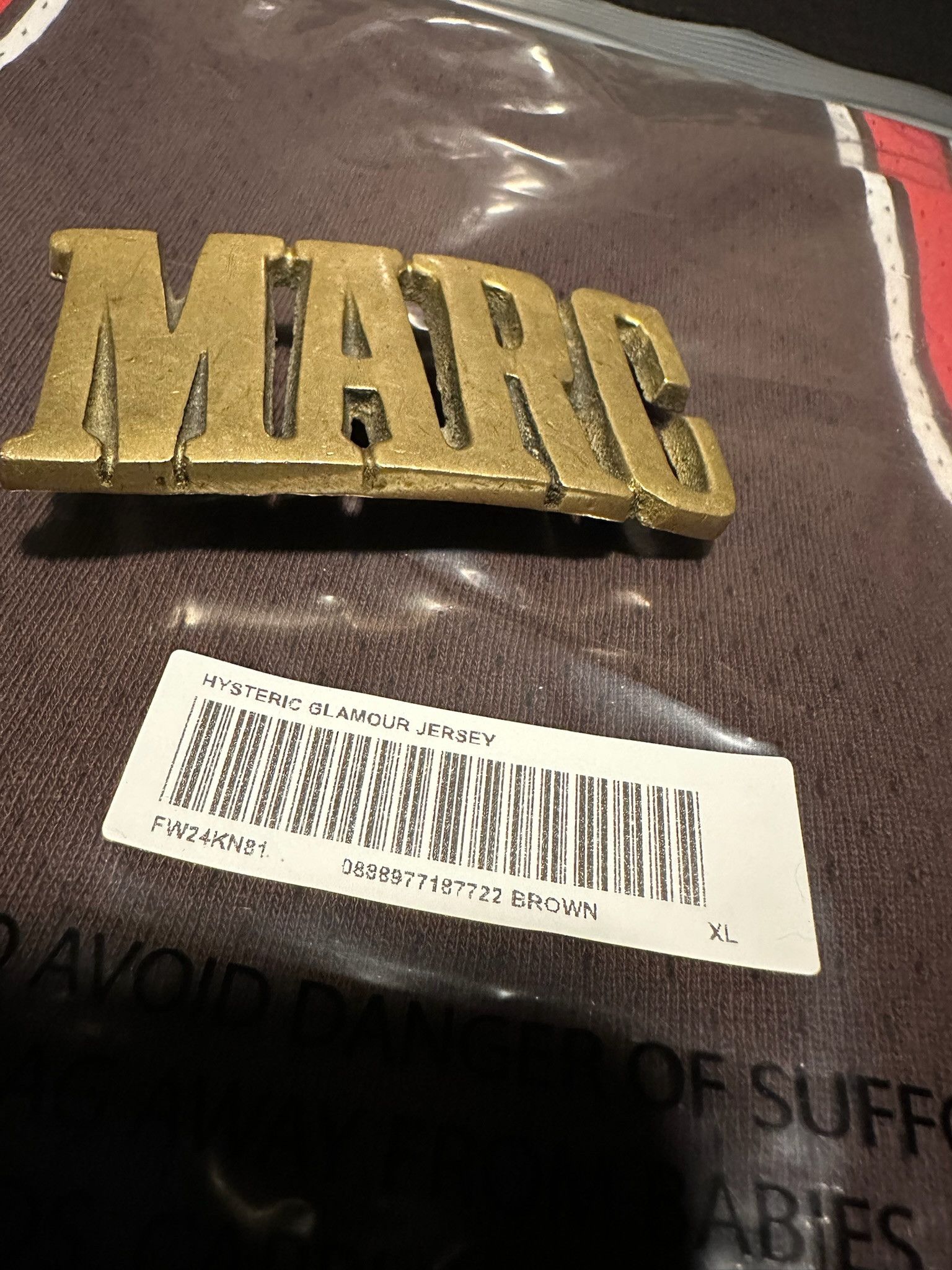 Supreme NWT Supreme Hysteric Glamour Mesh L/S Top - Brown - XL Size US XL / EU 56 / 4 - 5 Thumbnail